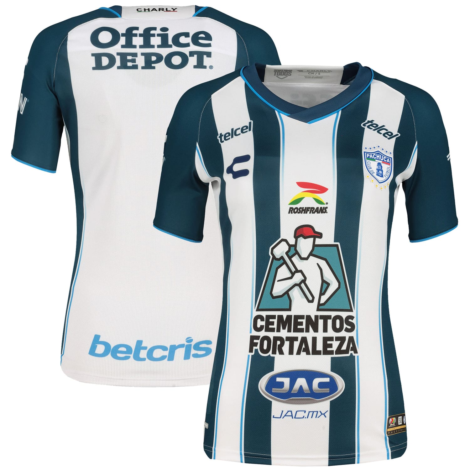 Liga MX C.F. Pachuca Home Authentic Jersey Shirt Navy 2023-24 for Women