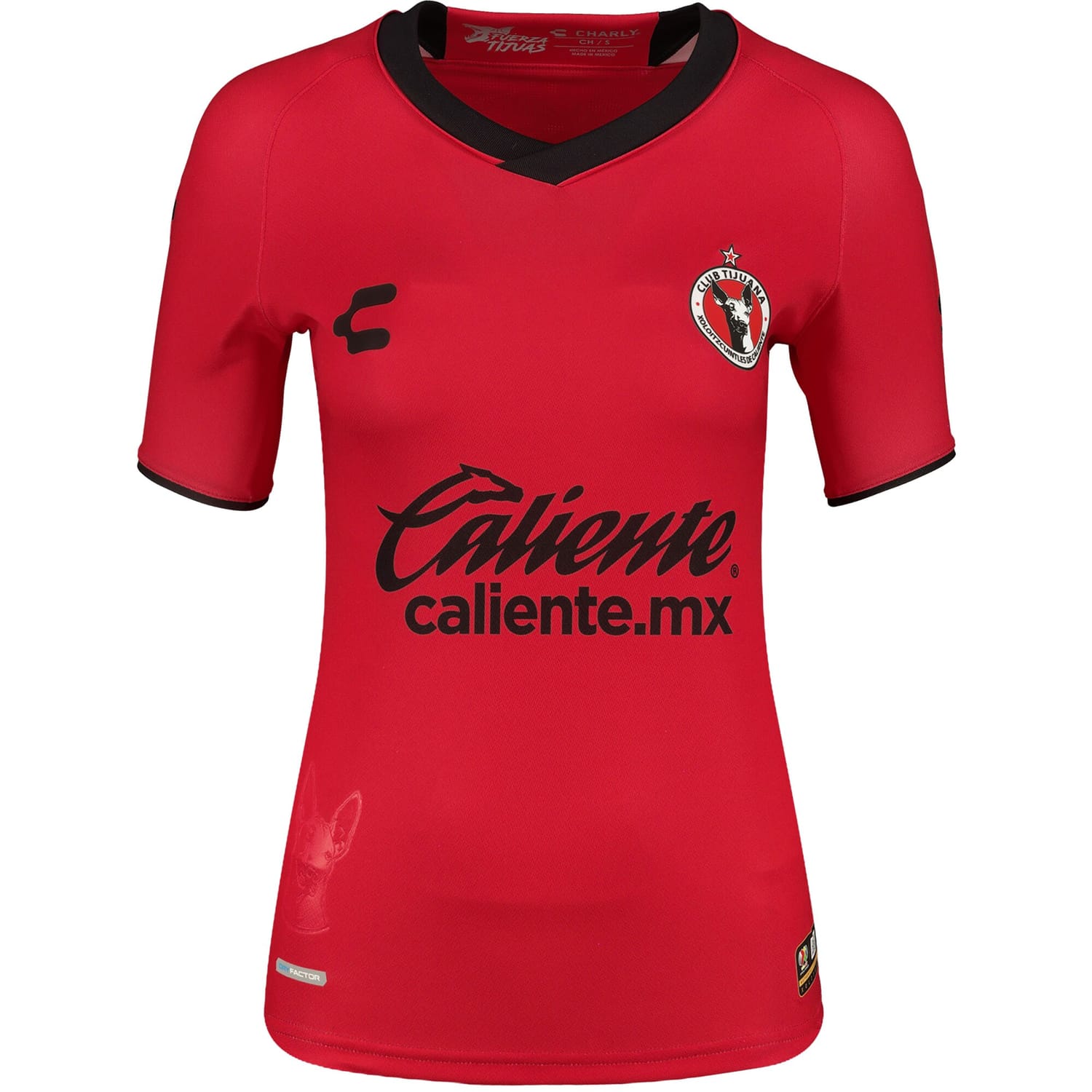 Liga MX Club Tijuana Home Authentic Jersey Shirt Red 2023-24 for Women