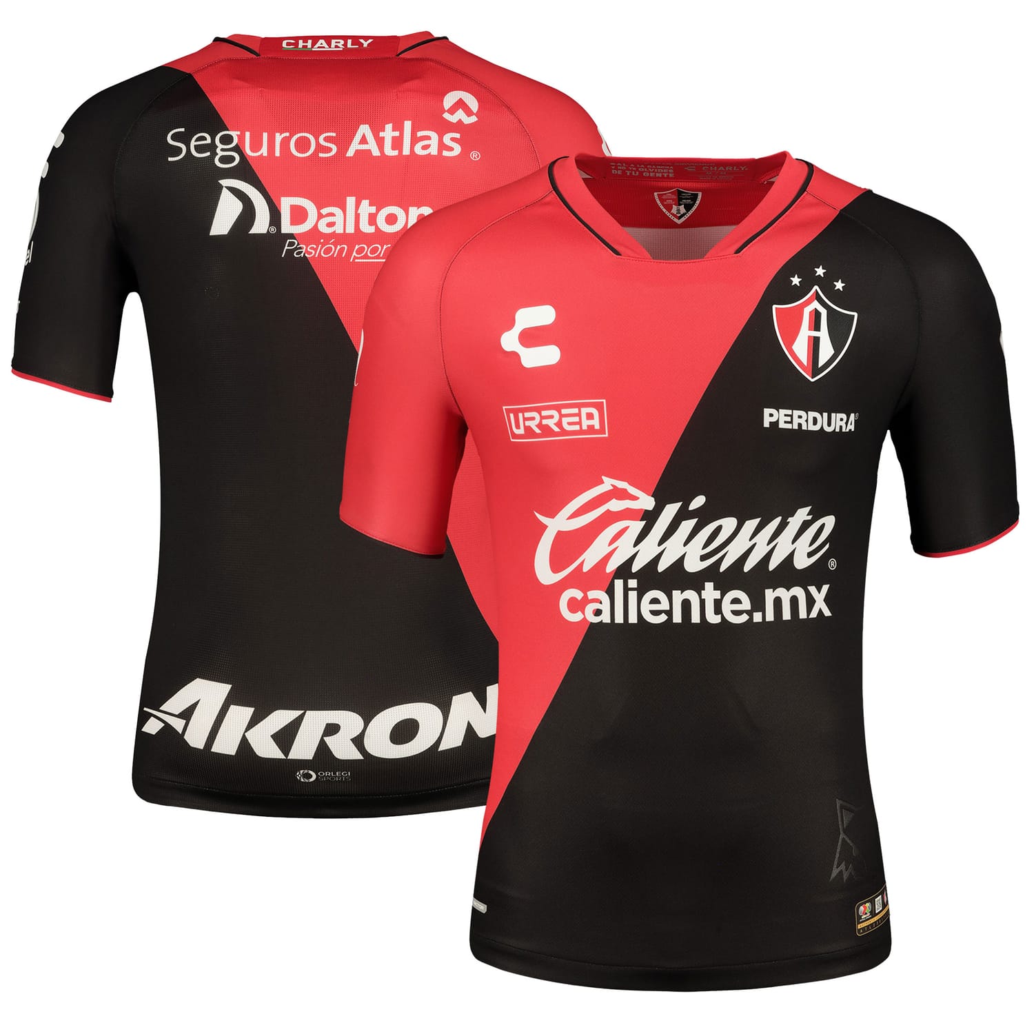 Liga MX Club Atlas Home Authentic Jersey Shirt Red 2023-24 for Men