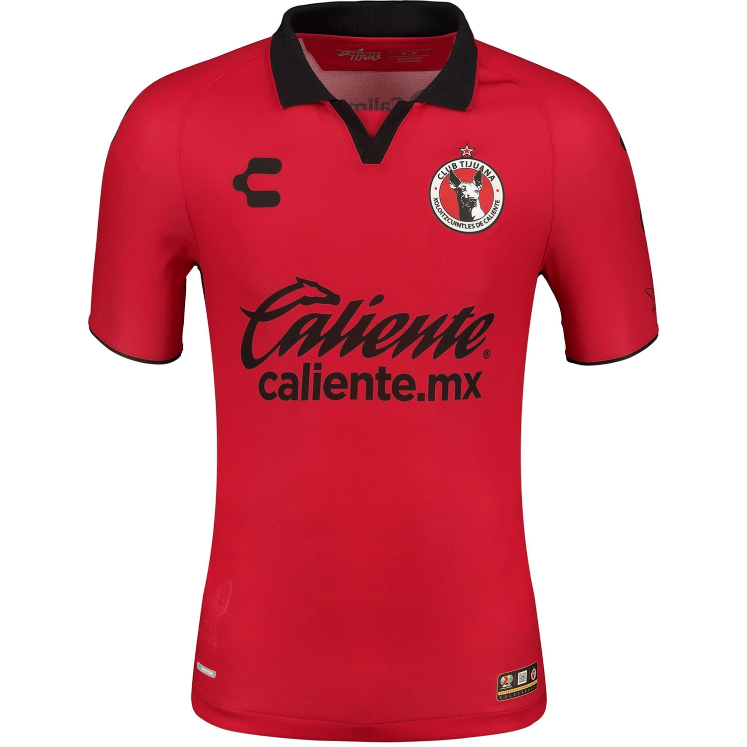 Liga MX Club Tijuana Home Authentic Jersey Shirt Red 2023-24 for Men