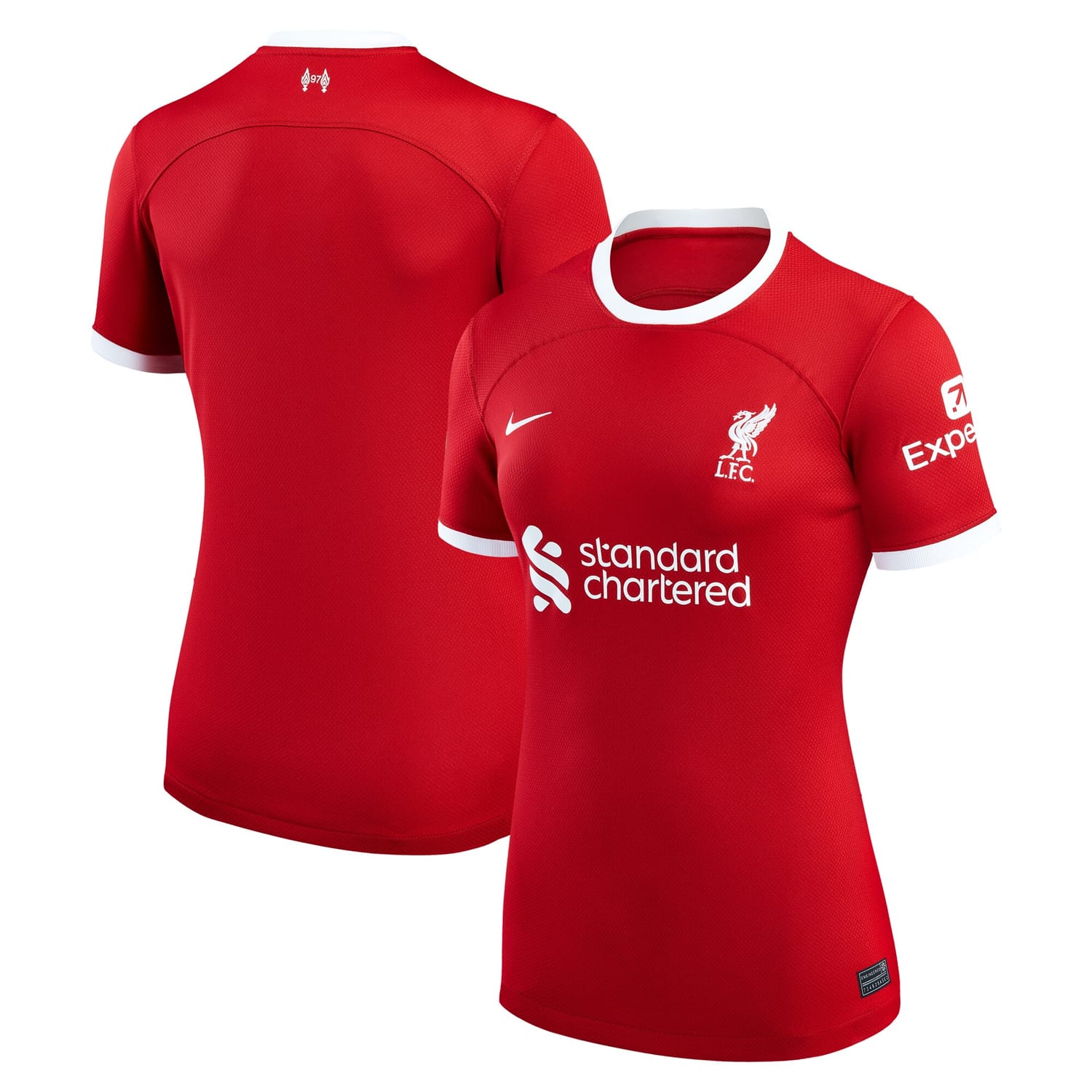 Premier League Liverpool Home Jersey Shirt Red 2023-24 for Women