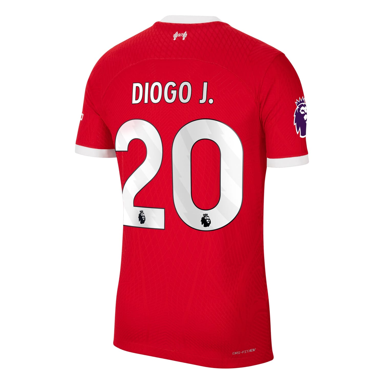Premier League Liverpool Home Authentic Jersey Shirt Red 2023-24 player Diogo Jota printing for Men