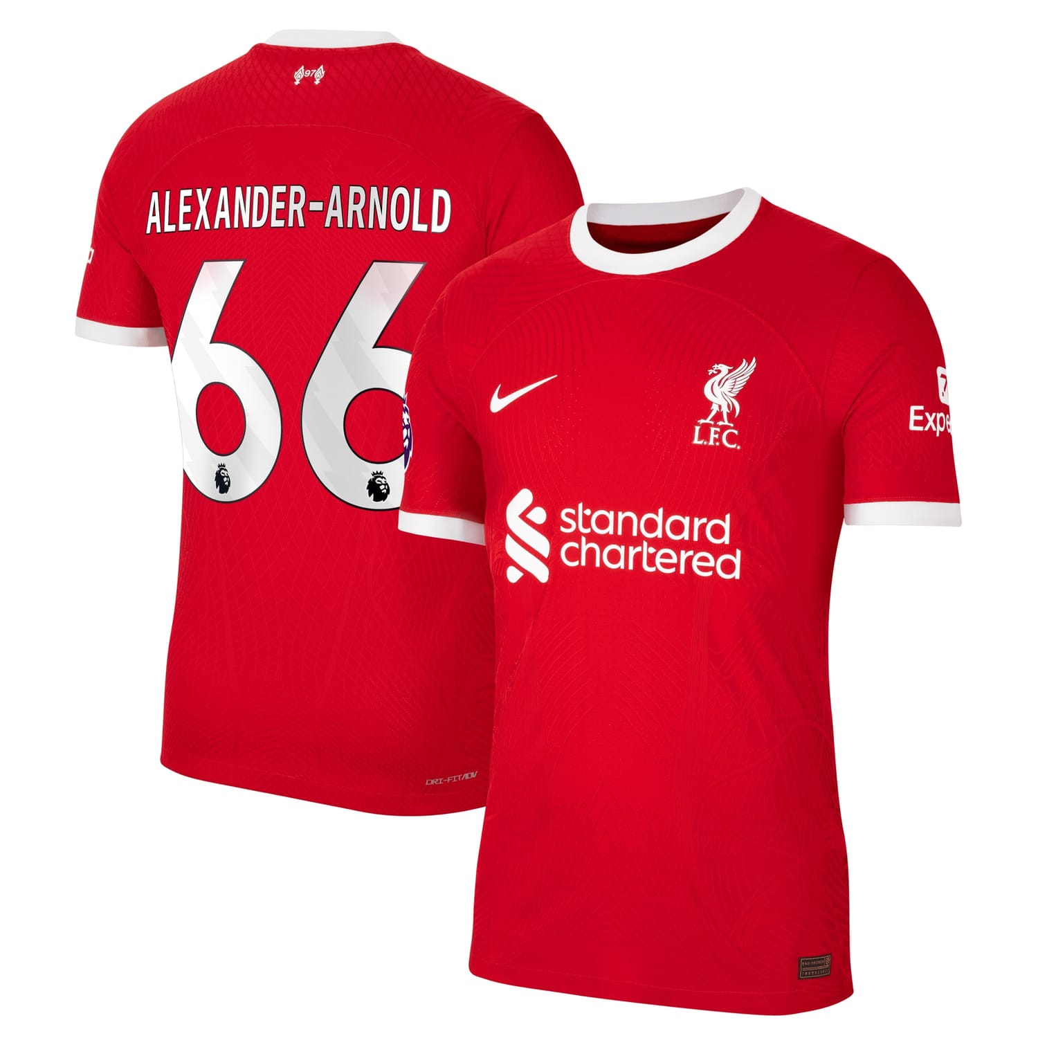 Premier League Liverpool Home Authentic Jersey Shirt Red 2023-24 player Trent Alexander-Arnold printing for Men