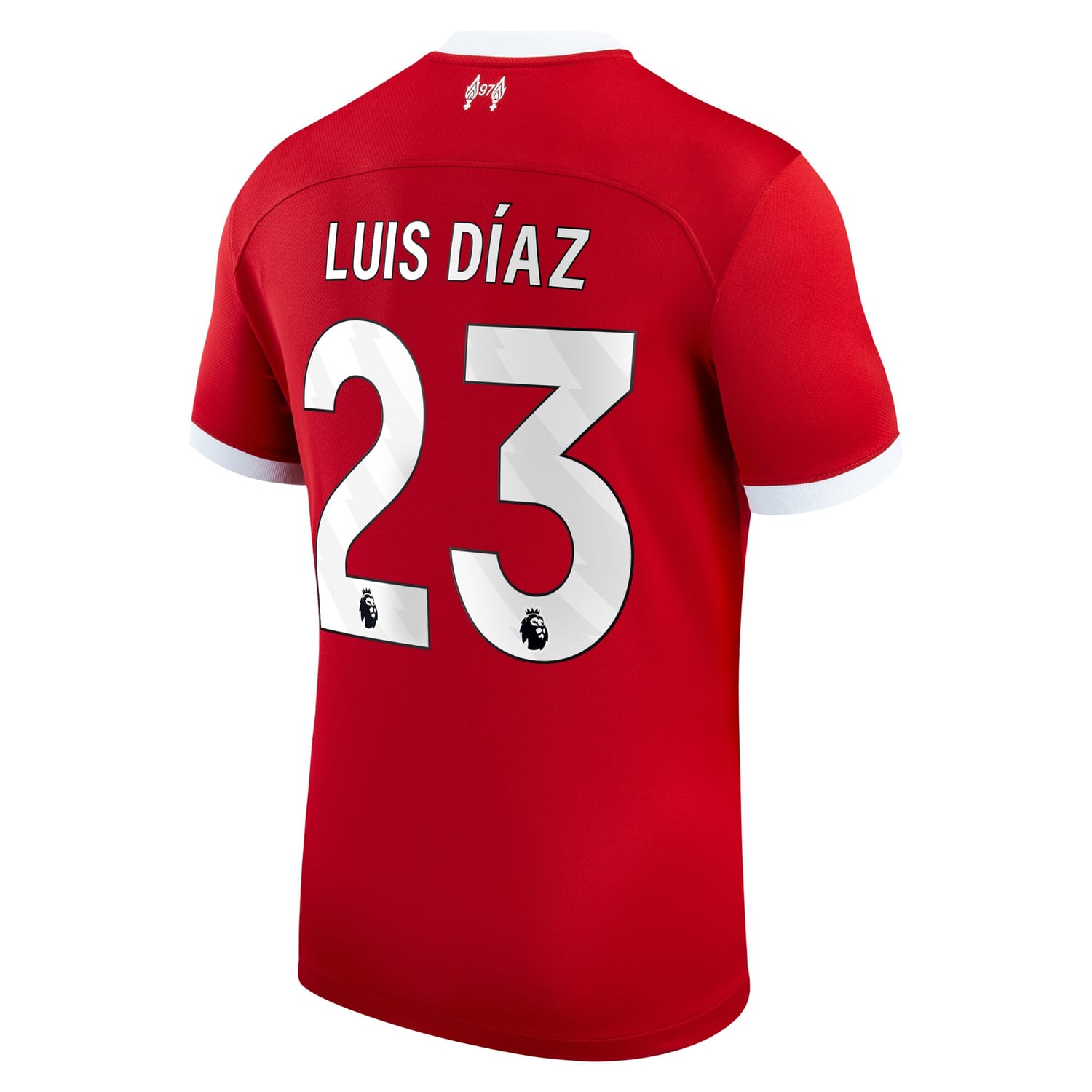 Premier League Liverpool Home Jersey Shirt Red 2023-24 player Luis Diaz printing for Men