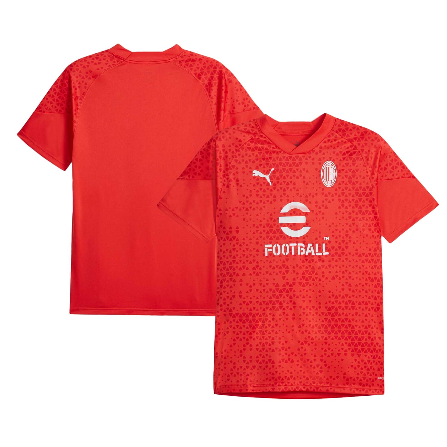 Serie A AC Milan Training Jersey Shirt Red 2023-24 for Men