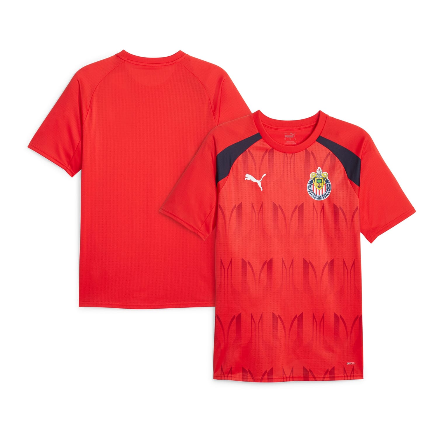 Liga MX Chivas Pre-Match Jersey Shirt Red 2023-24 for Men