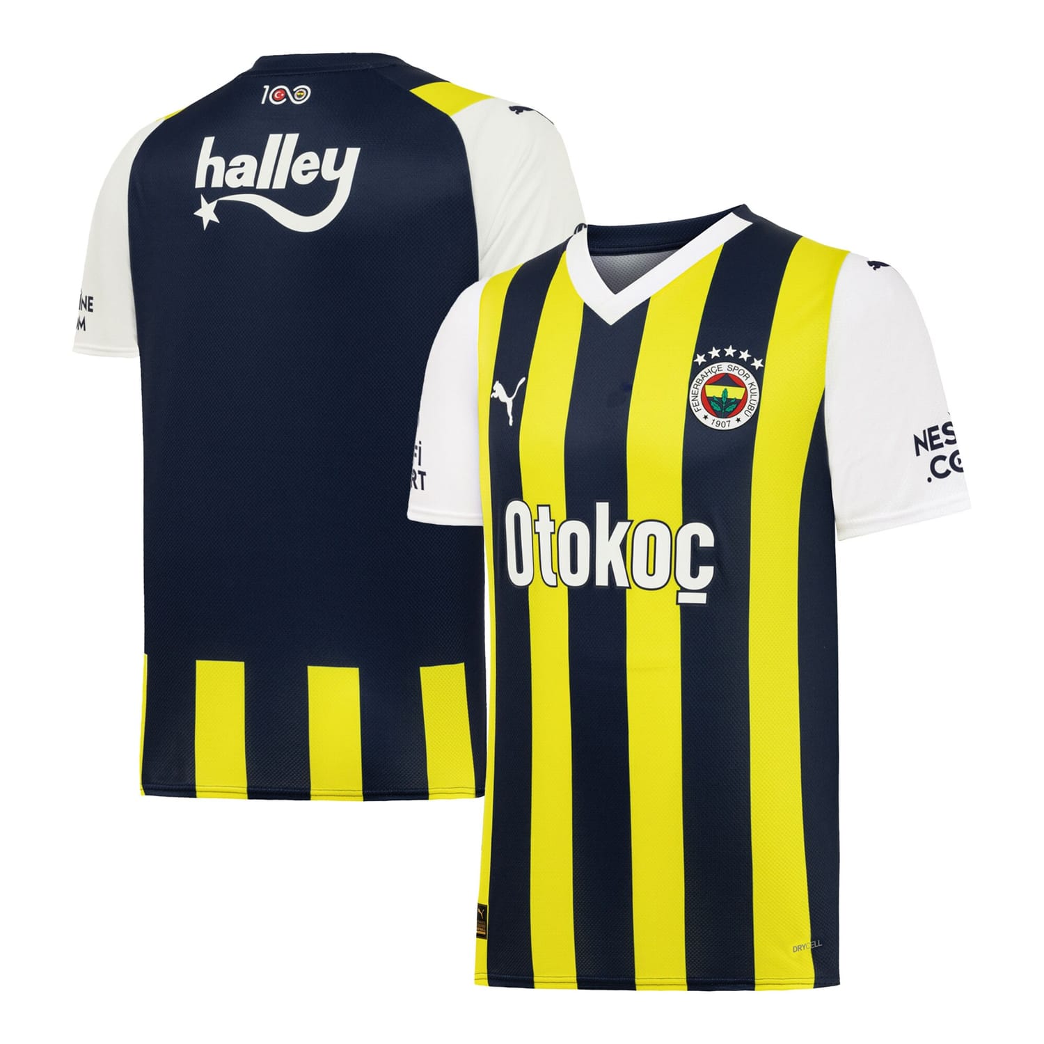 Super Lig Fenerbahce SK Home Jersey Shirt Blue 2023-24 for Men