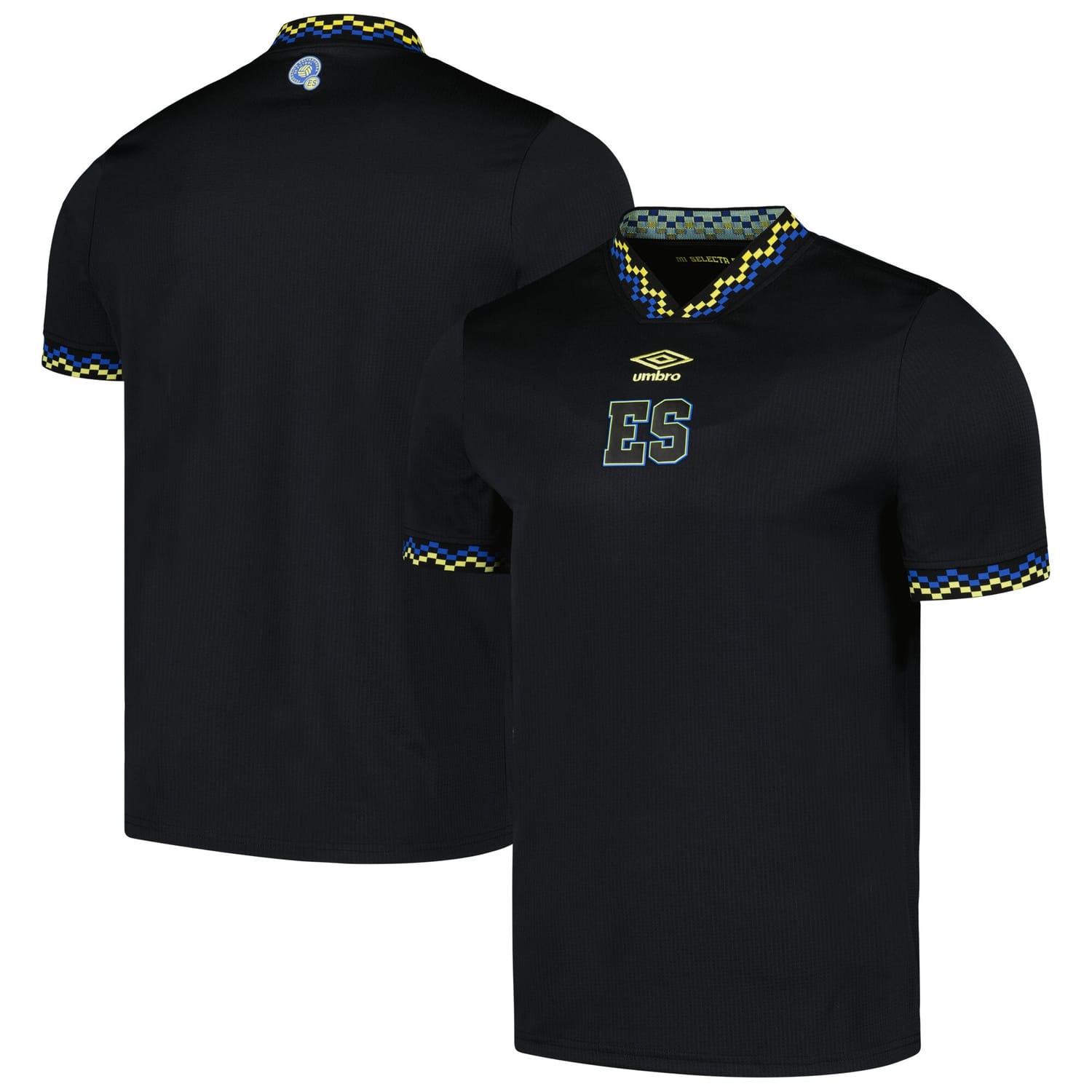 El Salvador National Team Third Jersey Shirt Black 2023-24 for Men