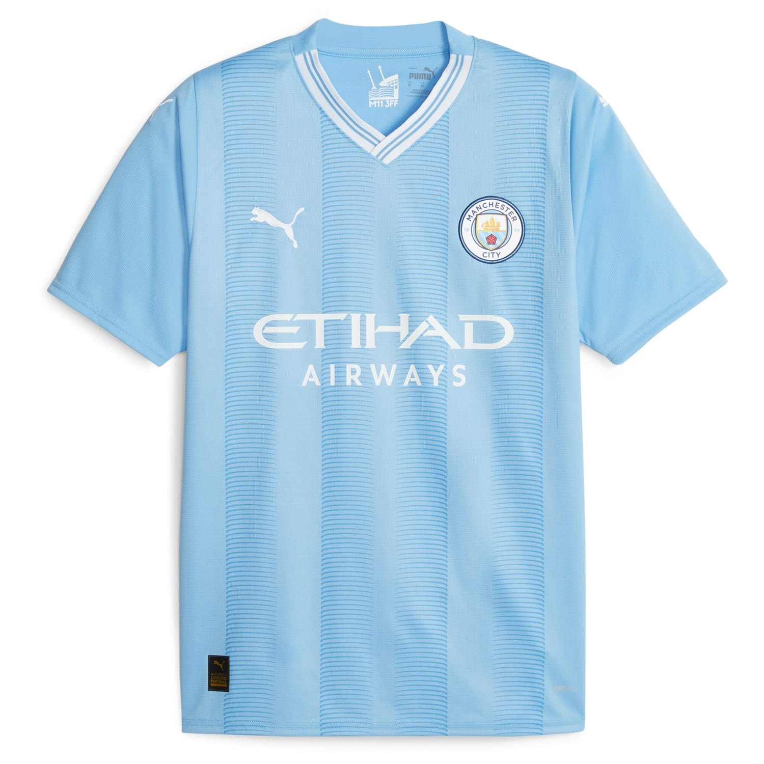 Premier League Manchester City Home Jersey Shirt Sky Blue 2023-24 player Erling Haaland printing for Men