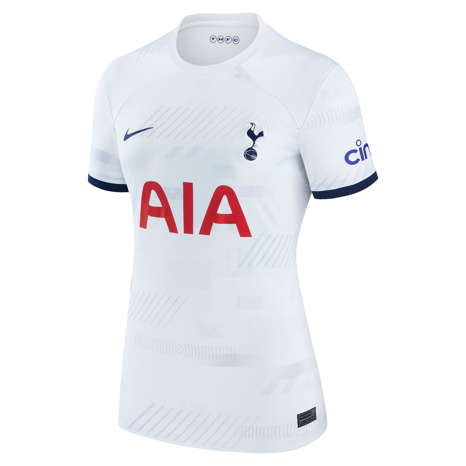 Premier League Tottenham Hotspur Home Jersey Shirt White 2023-24 for Women