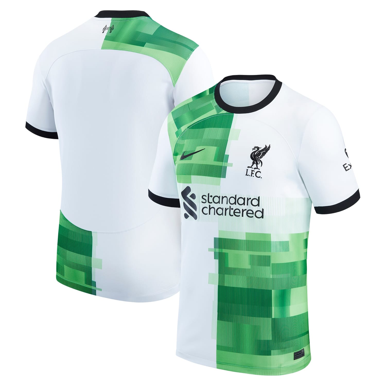 Premier League Liverpool Away Jersey Shirt White 2023-24 for Men