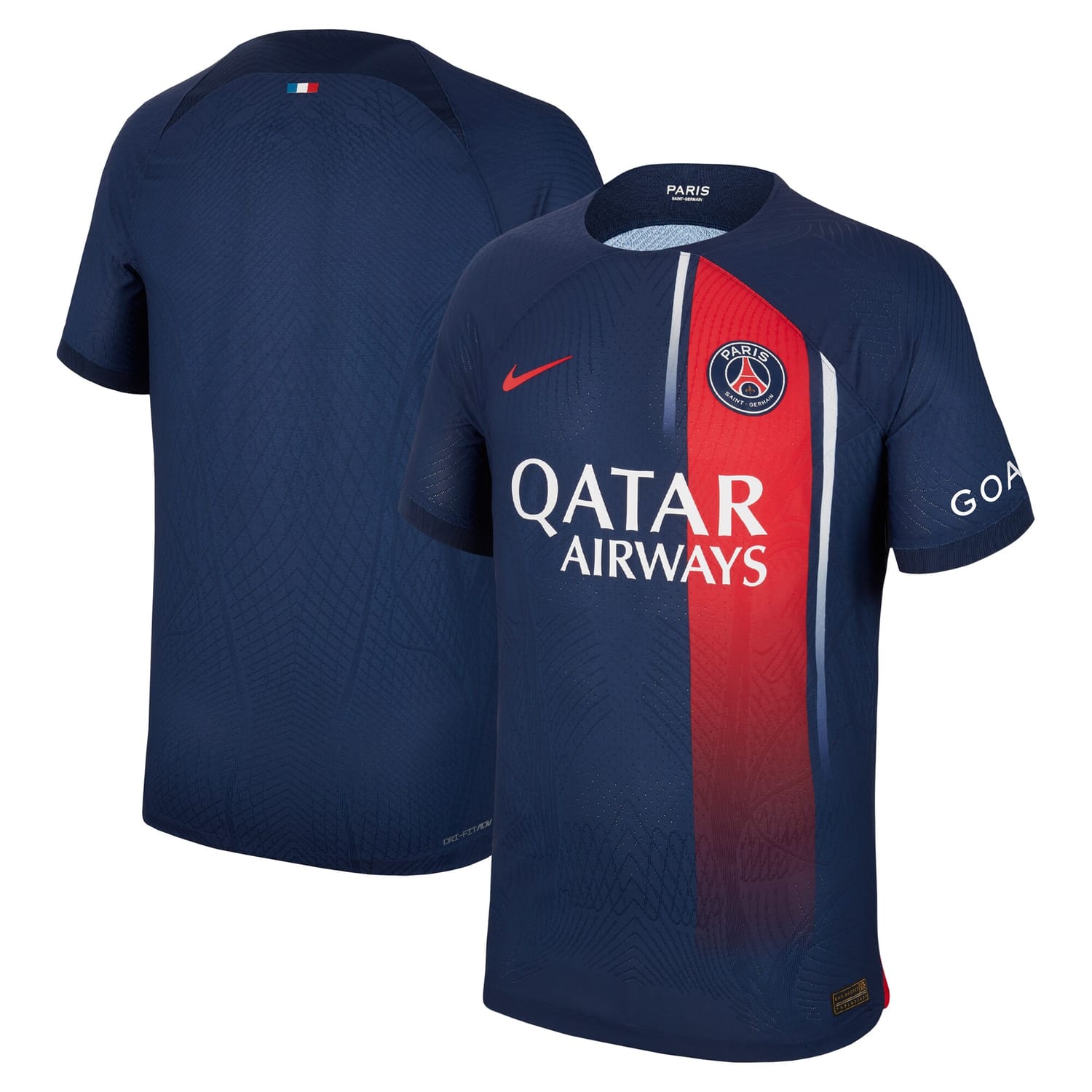Ligue 1 Paris Saint-Germain Home Authentic Jersey Shirt Navy 2023-24 for Men