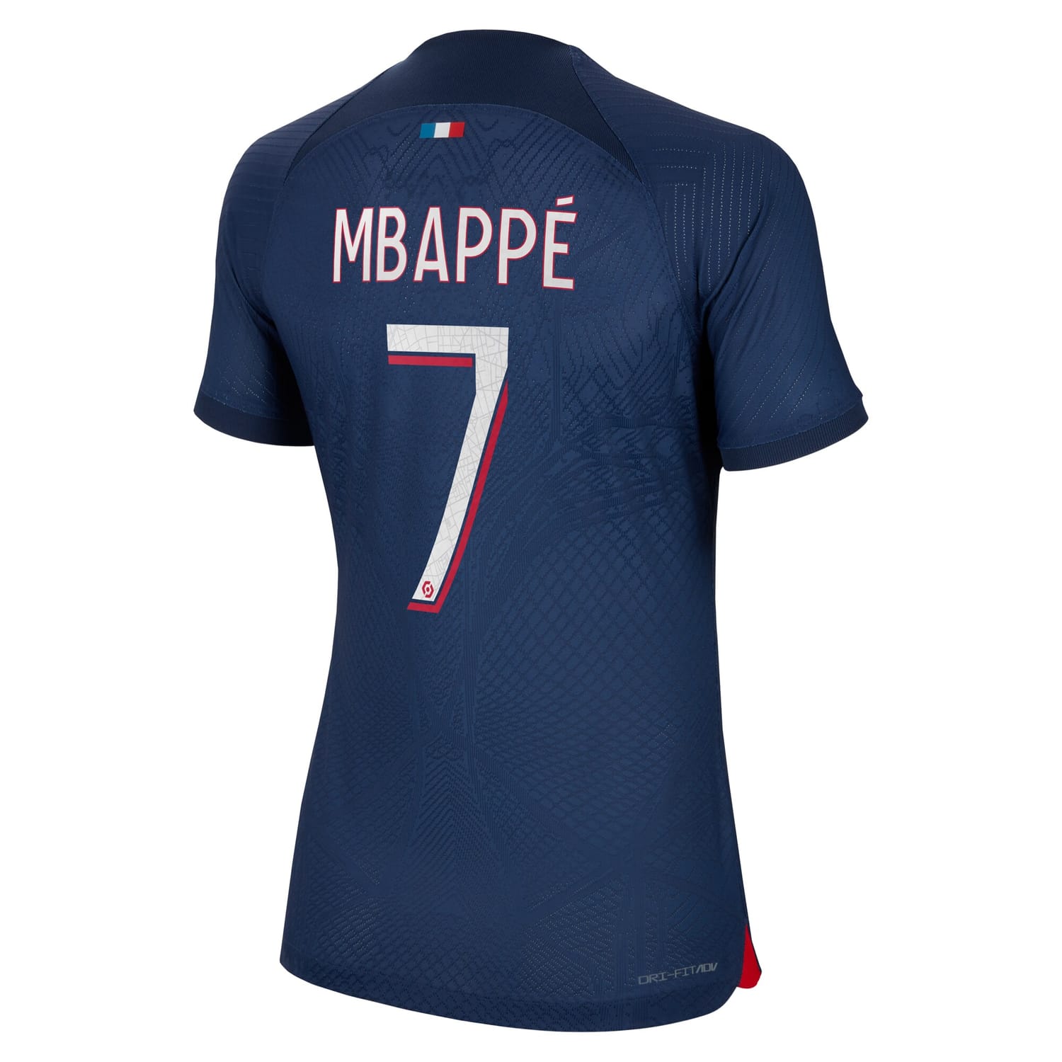 Ligue 1 Paris Saint-Germain Home Authentic Jersey Shirt Navy 2023-24 player Kylian Mbappe printing for Women