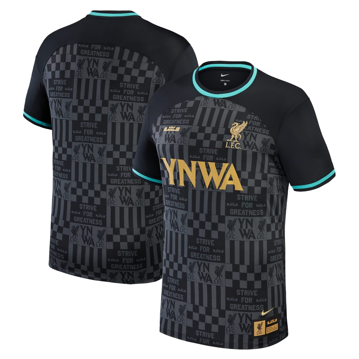 Premier League Liverpool Jersey Shirt Black 2023-24 for Men