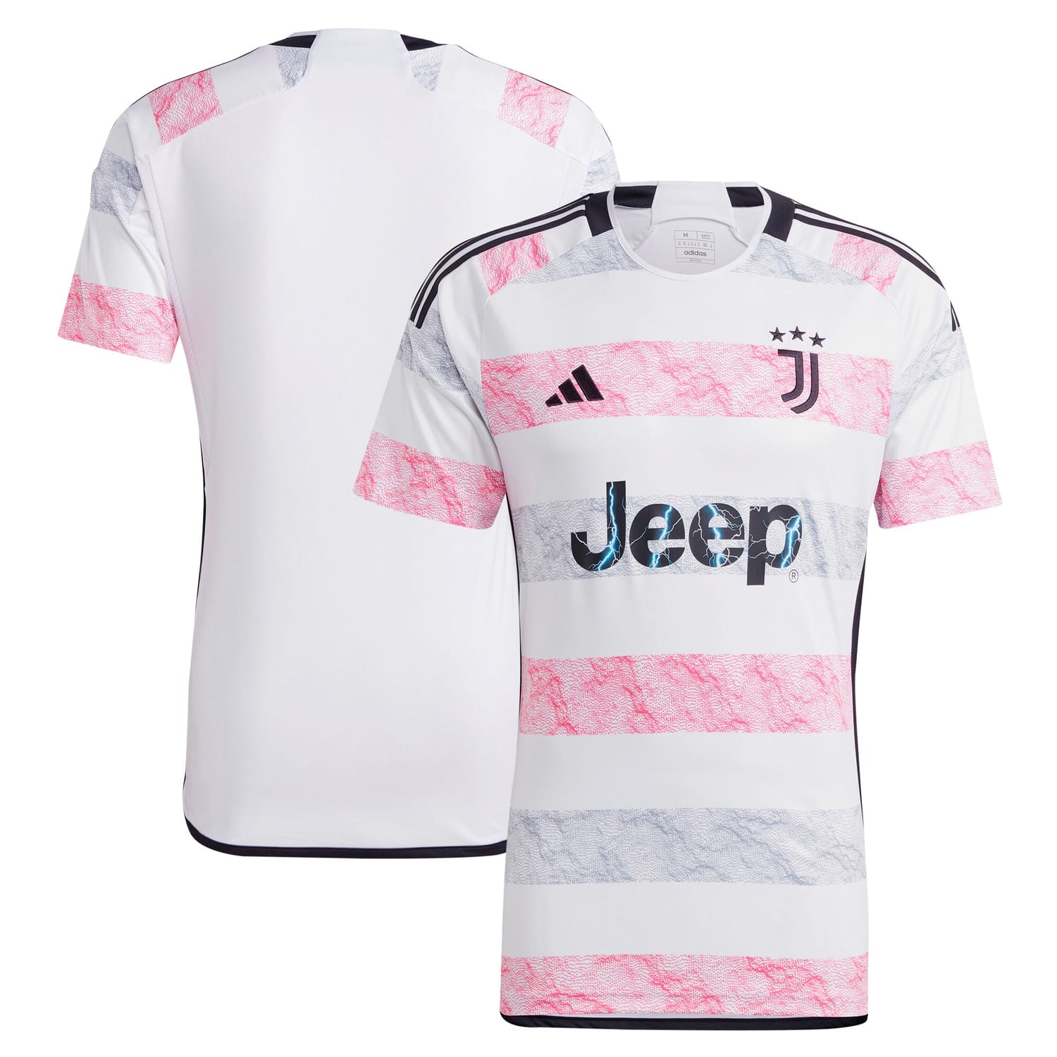 Serie A Juventus Away Jersey Shirt White 2023-24 for Men