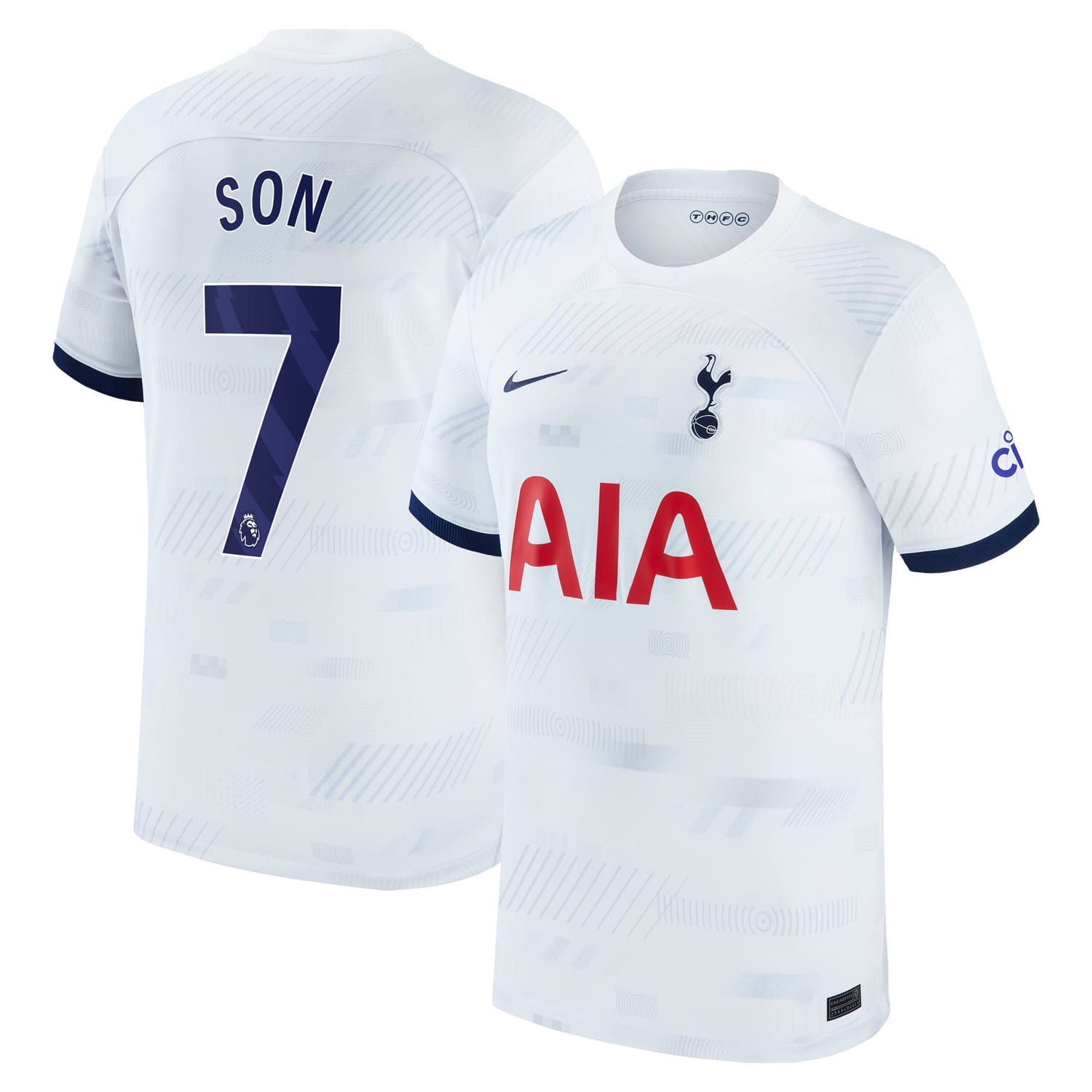 Premier League Tottenham Hotspur Home Jersey Shirt White 2023-24 player Son Heung-Min printing for Men