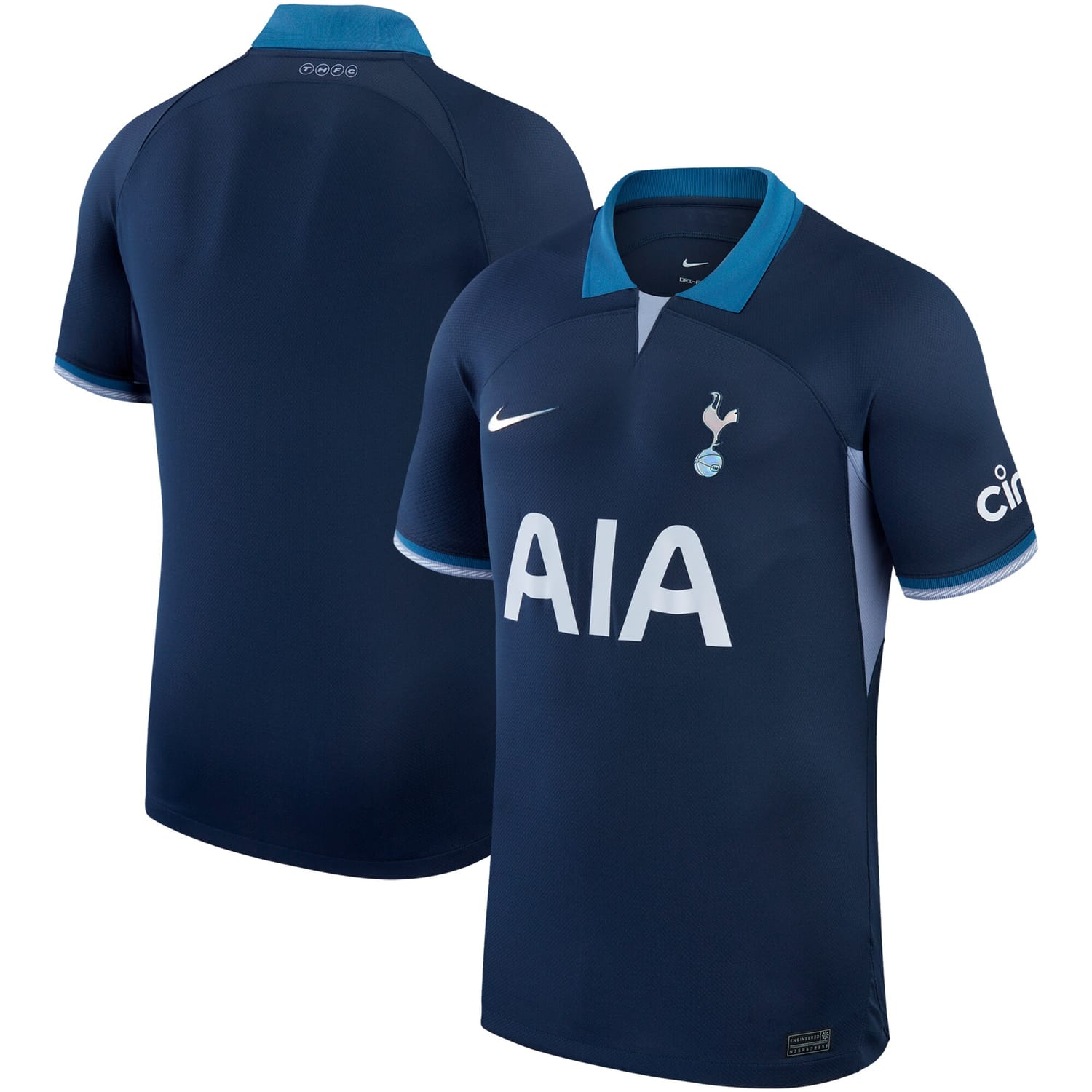 Premier League Tottenham Hotspur Away Jersey Shirt Navy 2023-24 for Men