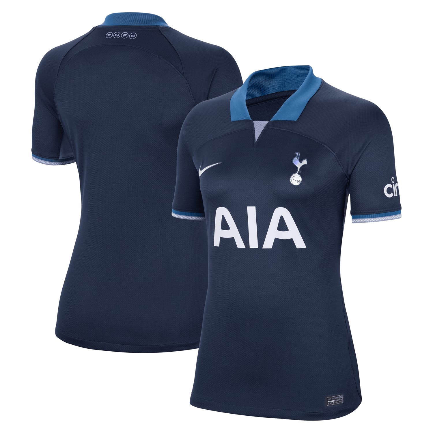 Premier League Tottenham Hotspur Away Jersey Shirt Navy 2023-24 for Women