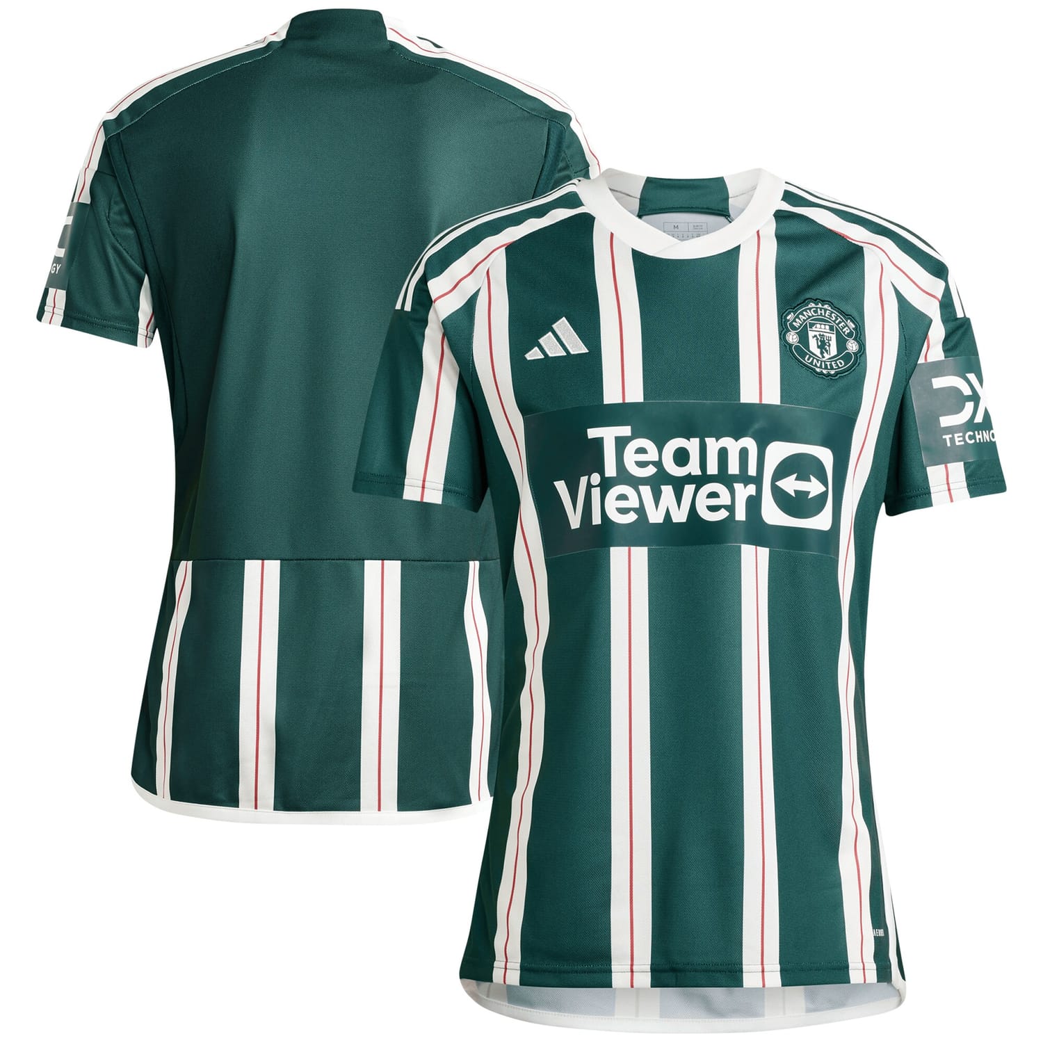 Premier League Manchester United Away Jersey Shirt Green 2023-24 for Men