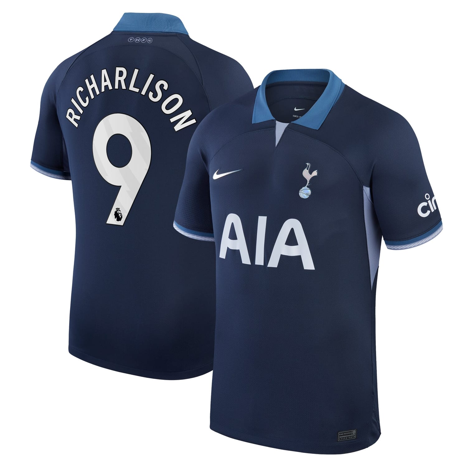 Premier League Tottenham Hotspur Away Jersey Shirt Navy 2023-24 player Richarlison printing for Men