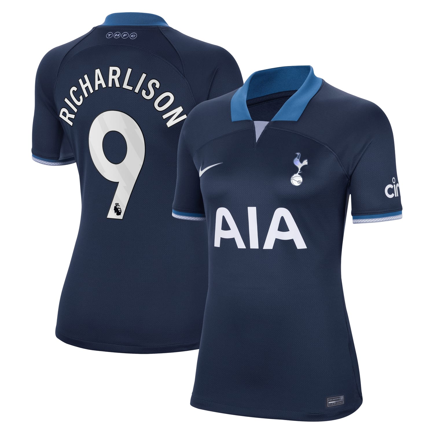 Premier League Tottenham Hotspur Away Jersey Shirt Navy 2023-24 player Richarlison printing for Women