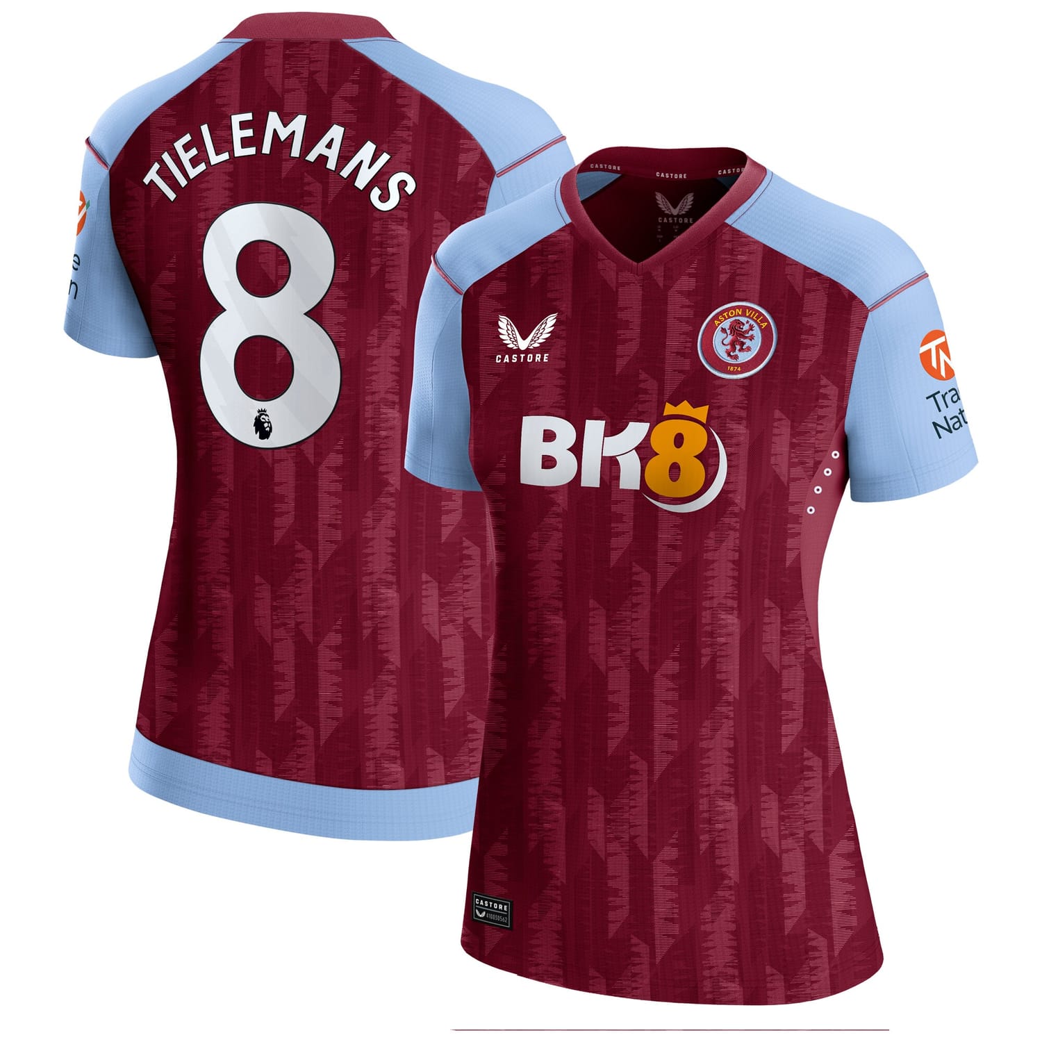 Premier League Aston Villa Home Pro Jersey Shirt 2023-24 player Youri Tielemans 8 printing for Women