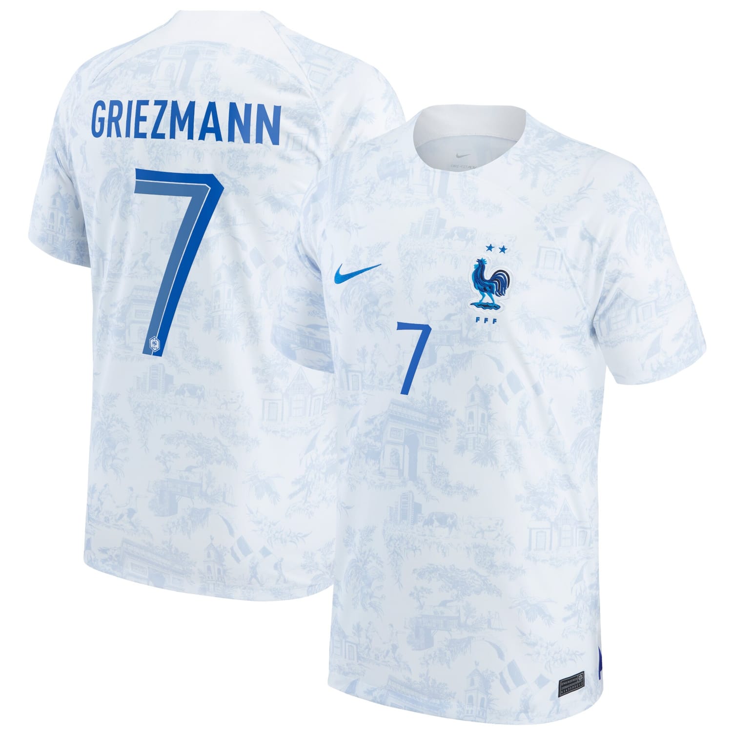 France National Team Away Jersey Shirt 2022 player Antoine Griezmann printing for Men