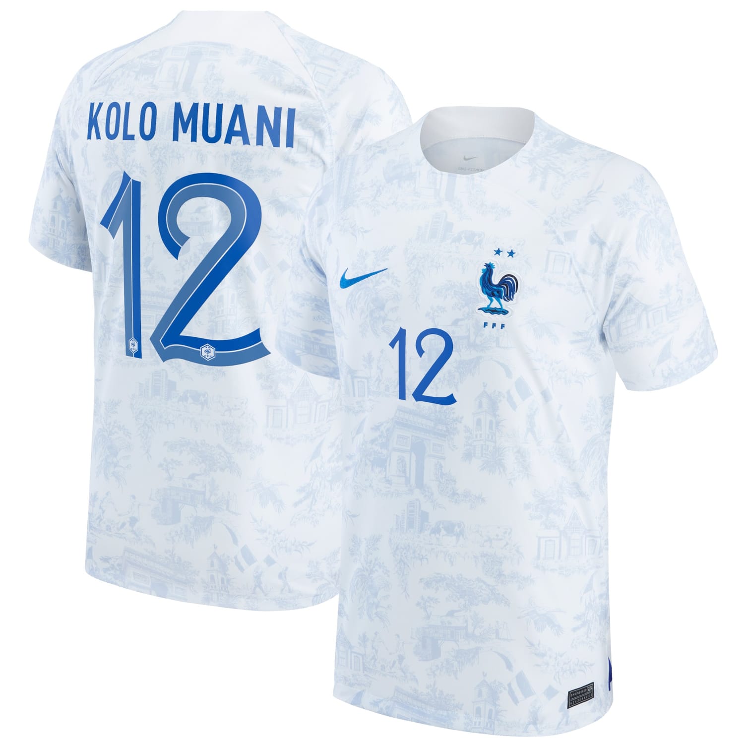 France National Team Away Jersey Shirt 2022 player Randal Kolo Muani printing for Men