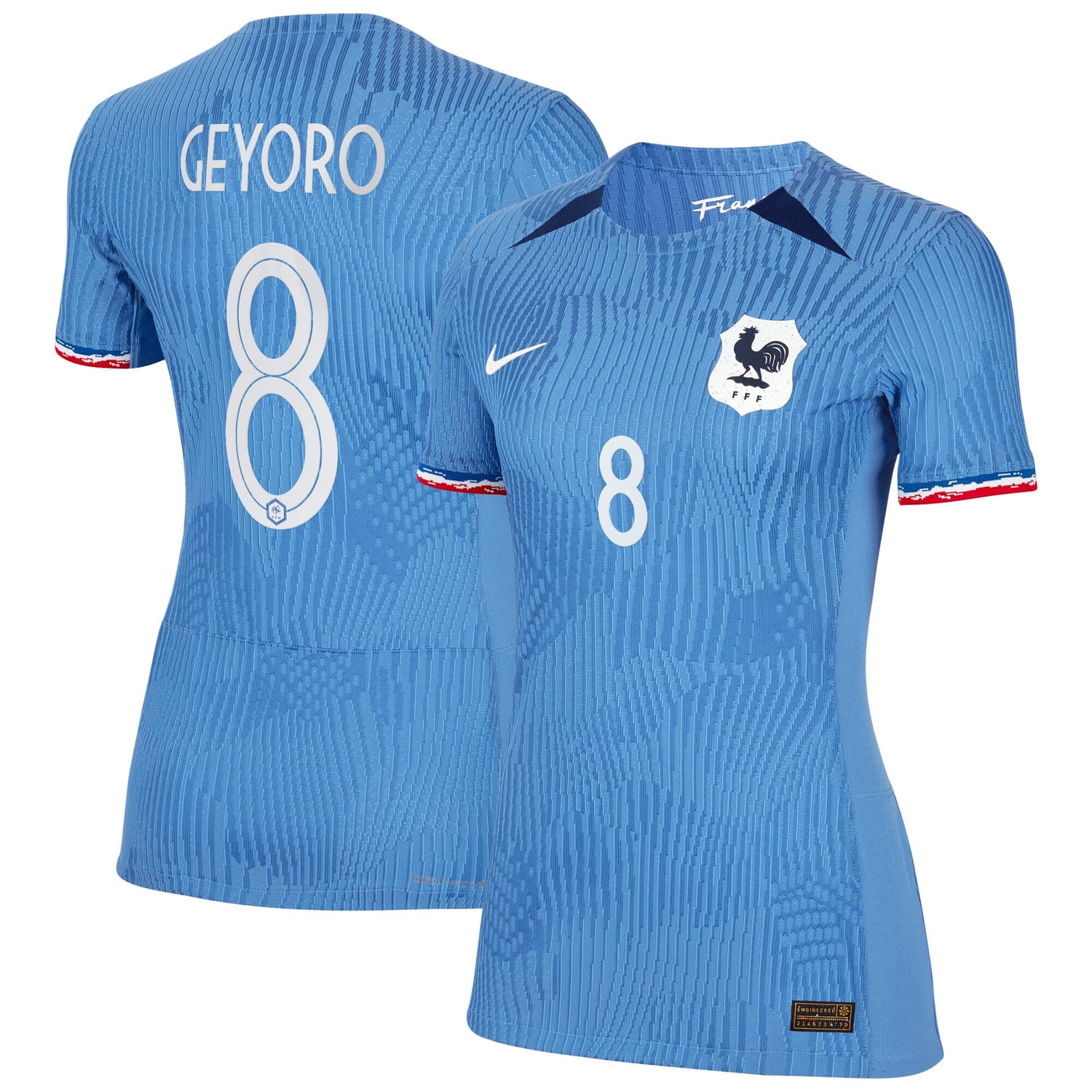 France National Team Home Authentic Jersey Shirt 2023-24 player Grace Geyoro 8 printing for Women