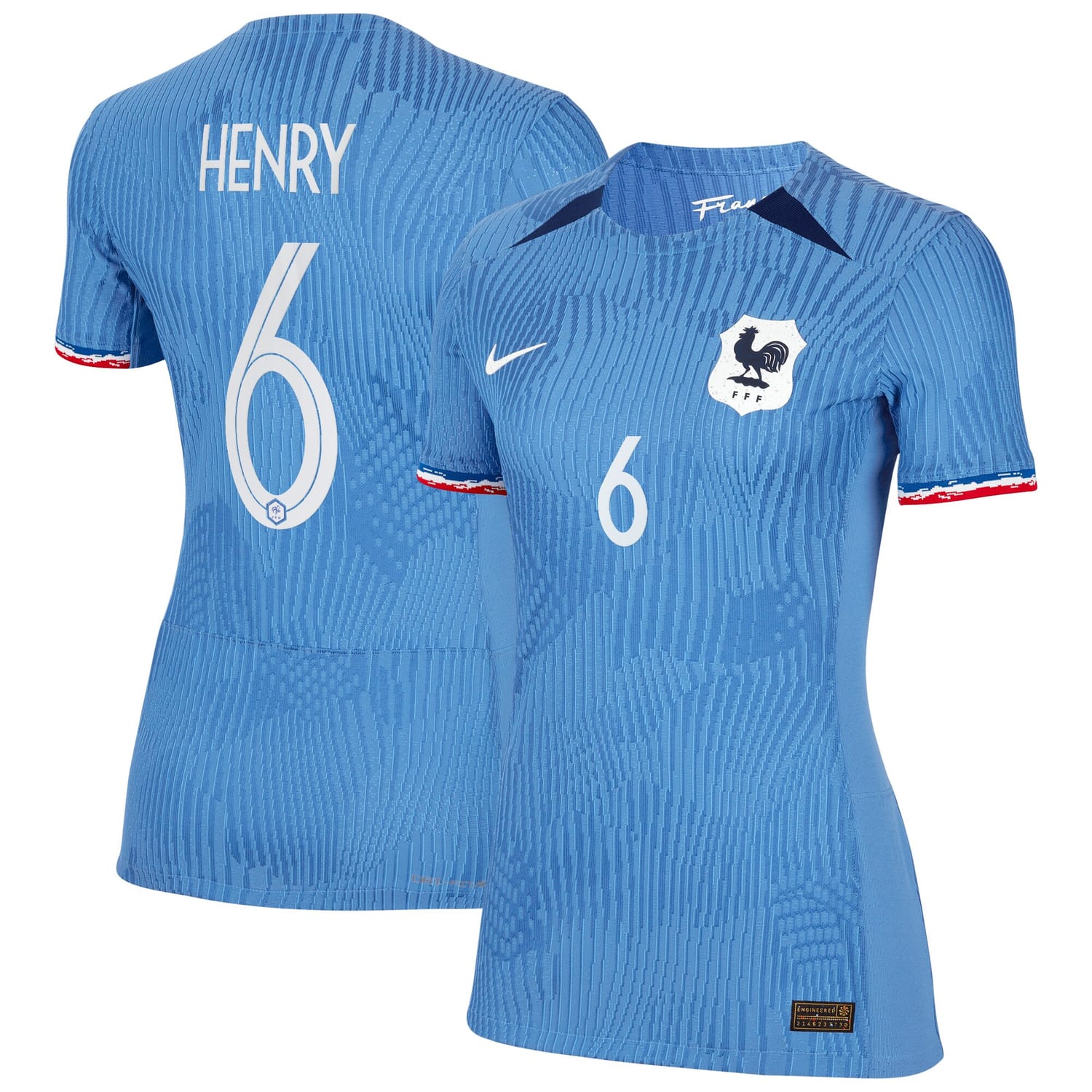 France National Team Home Authentic Jersey Shirt 2023-24 player Amandine Henry 6 printing for Women