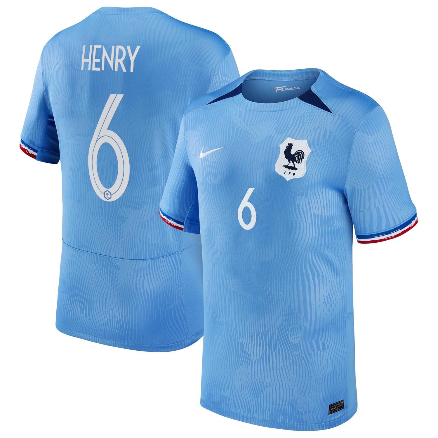 France National Team Home Jersey Shirt 2023-24 player Amandine Henry 6 printing for Men