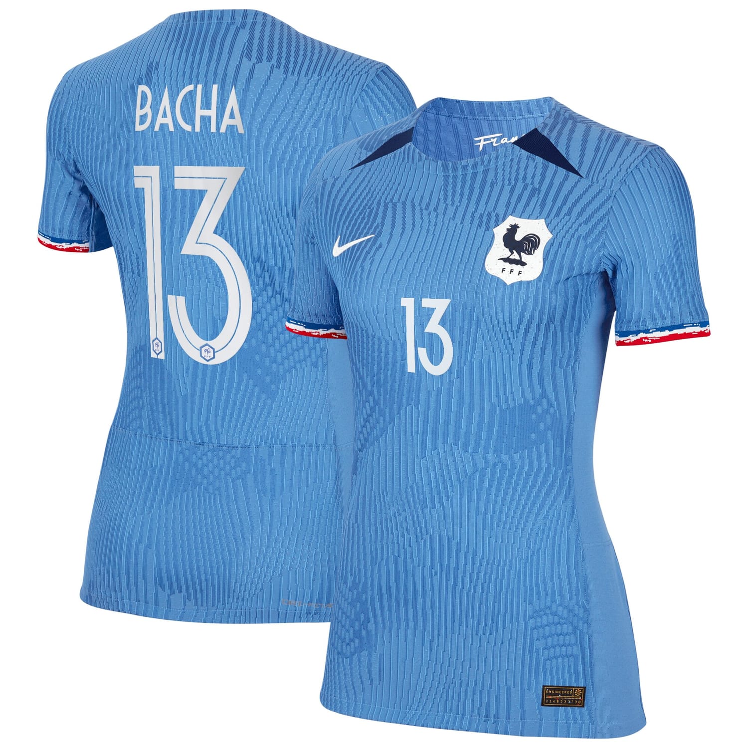 France National Team Home Authentic Jersey Shirt 2023-24 player Selma Bacha 13 printing for Women