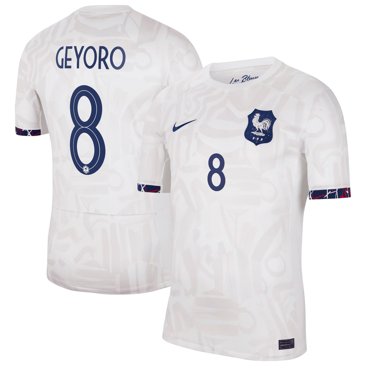 France National Team Away Jersey Shirt 2023-24 player Grace Geyoro 8 printing for Men