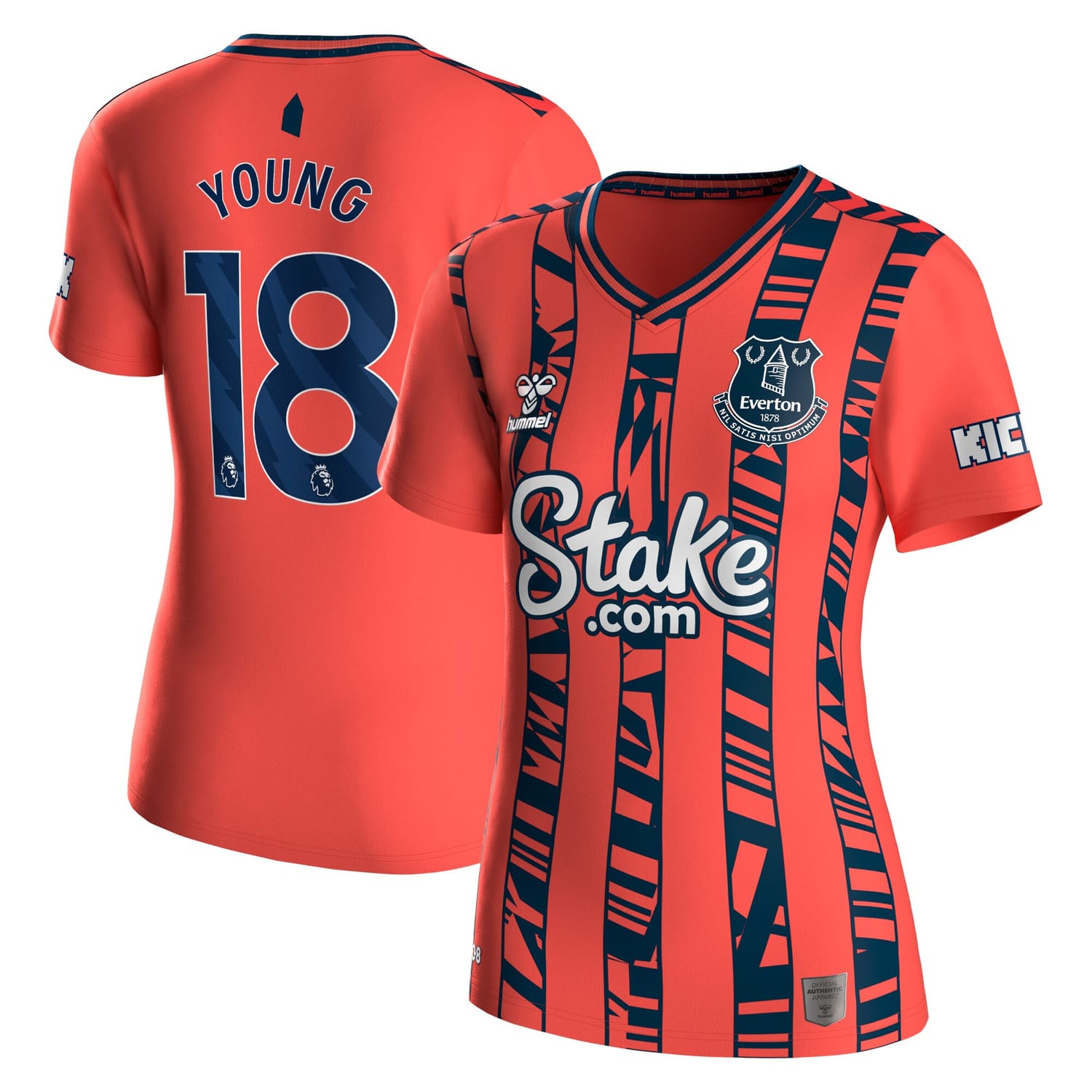 Premier League Everton Away Jersey Shirt 2023-24 player Ashley Young 18 printing for Women