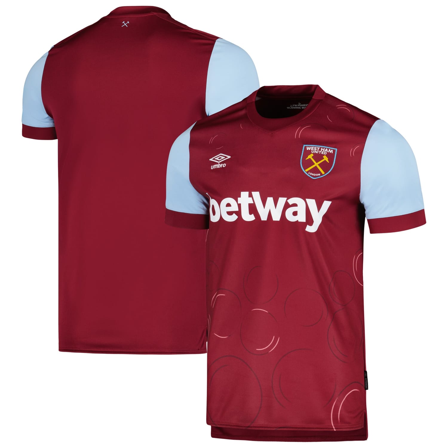 Premier League West Ham United Home Jersey Shirt Claret 2023 for Men
