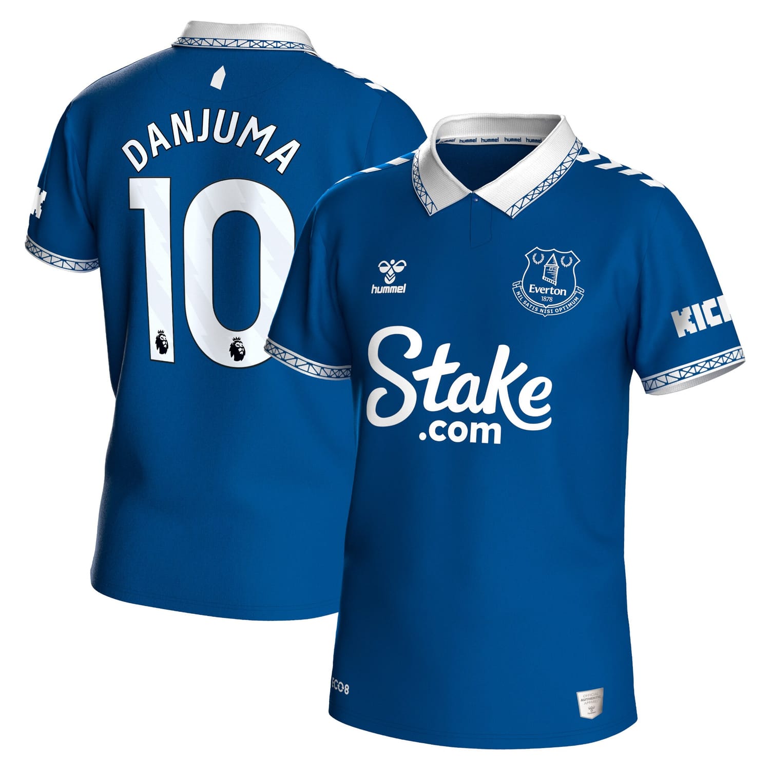 Premier League Everton Home Jersey Shirt 2023-24 player Arnaut Danjuma 10 printing for Men