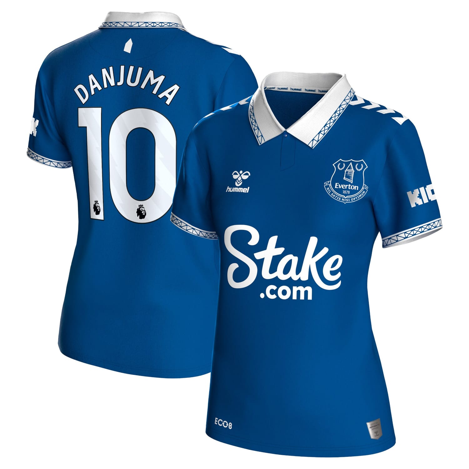 Premier League Everton Home Jersey Shirt 2023-24 player Arnaut Danjuma 10 printing for Women