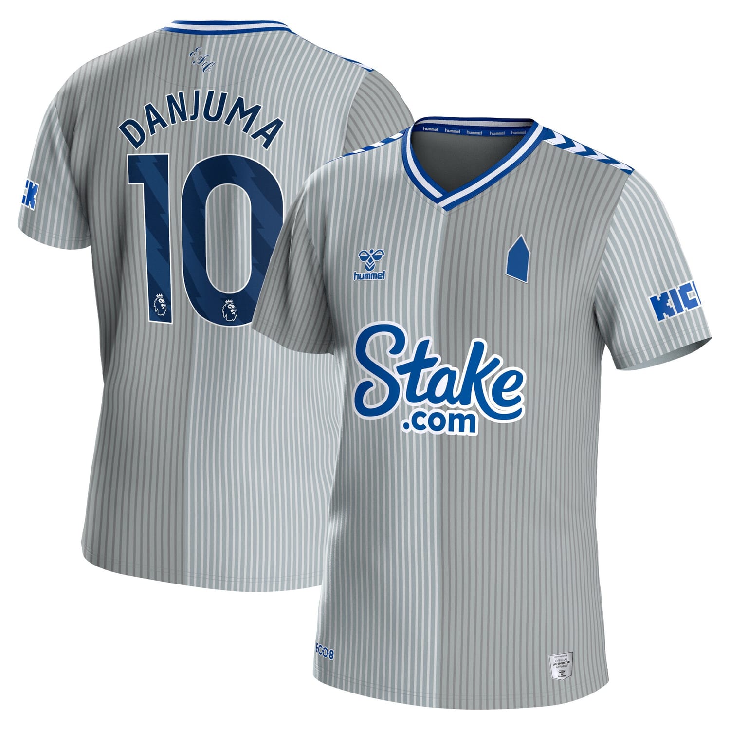Premier League Everton Third Jersey Shirt 2023-24 player Arnaut Danjuma 10 printing for Men
