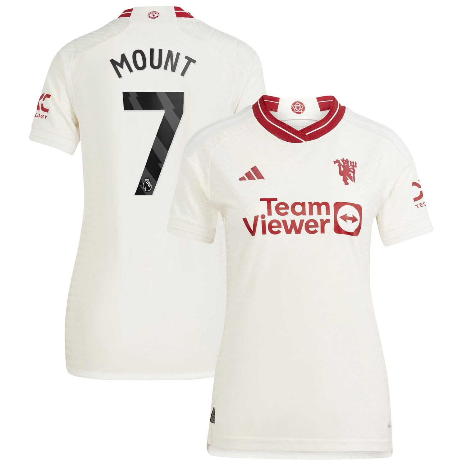 Premier League Manchester United Third Authentic Jersey Shirt 2023-24 player Mason Mount printing for Women