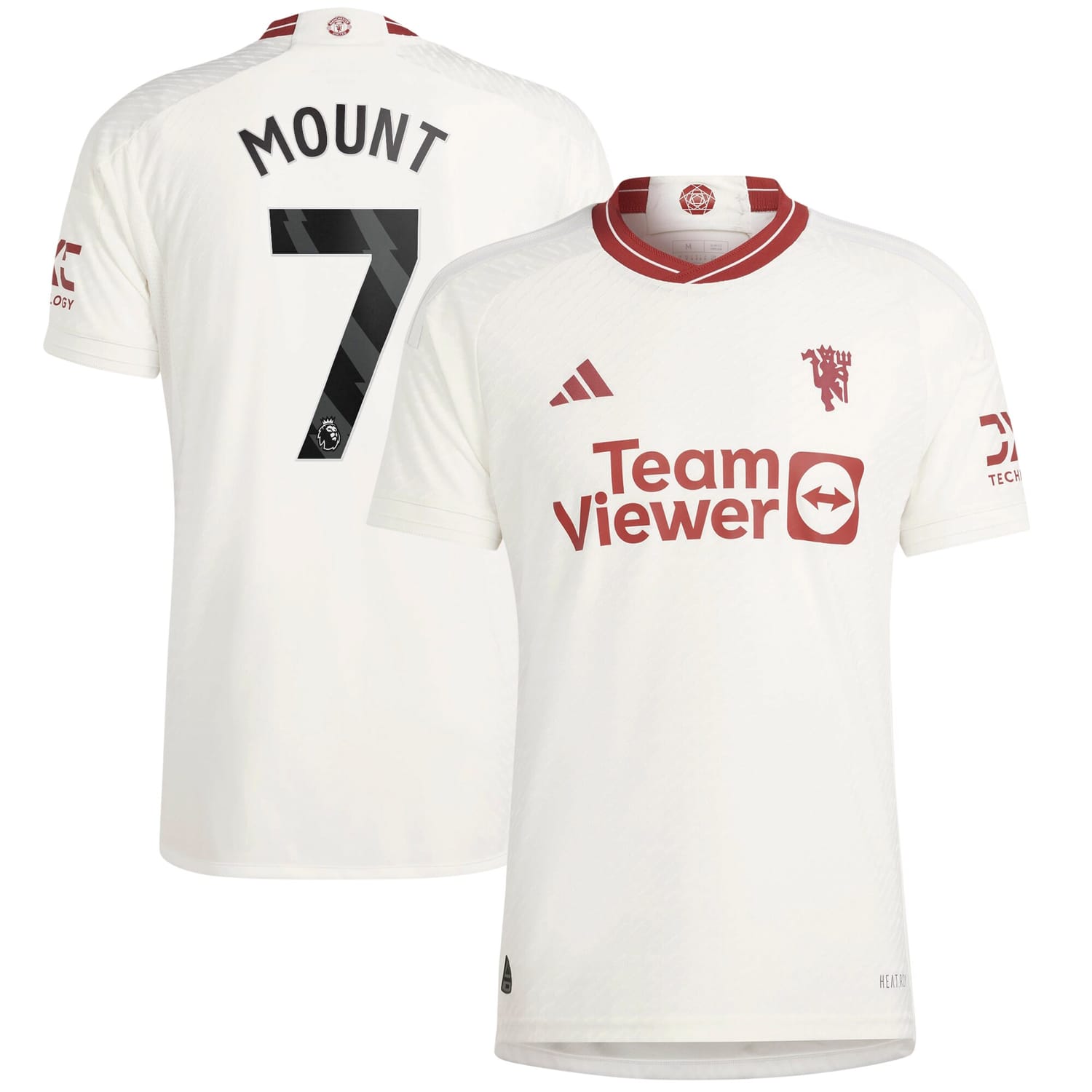 Premier League Manchester United Third Authentic Jersey Shirt 2023-24 player Mason Mount printing for Men