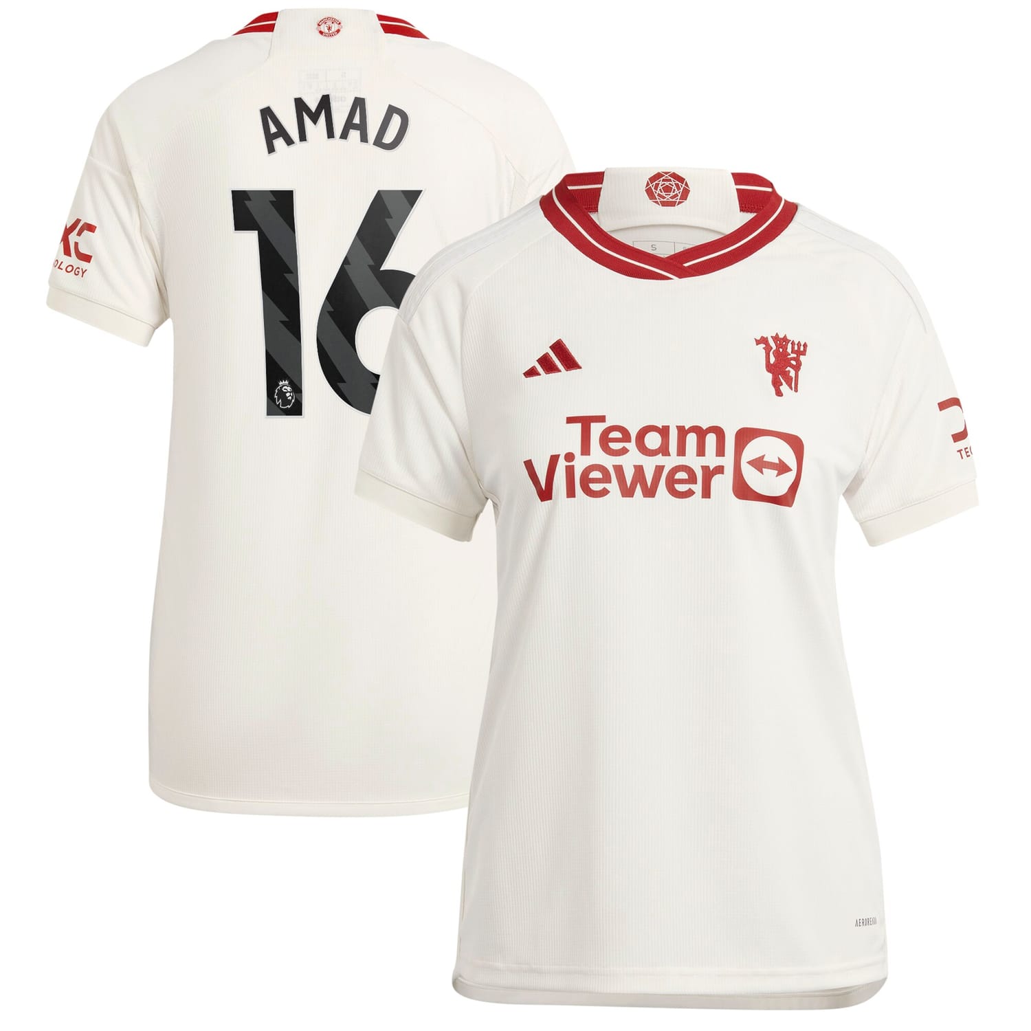 Premier League Manchester United Third Jersey Shirt 2023-24 player Amad Diallo printing for Women