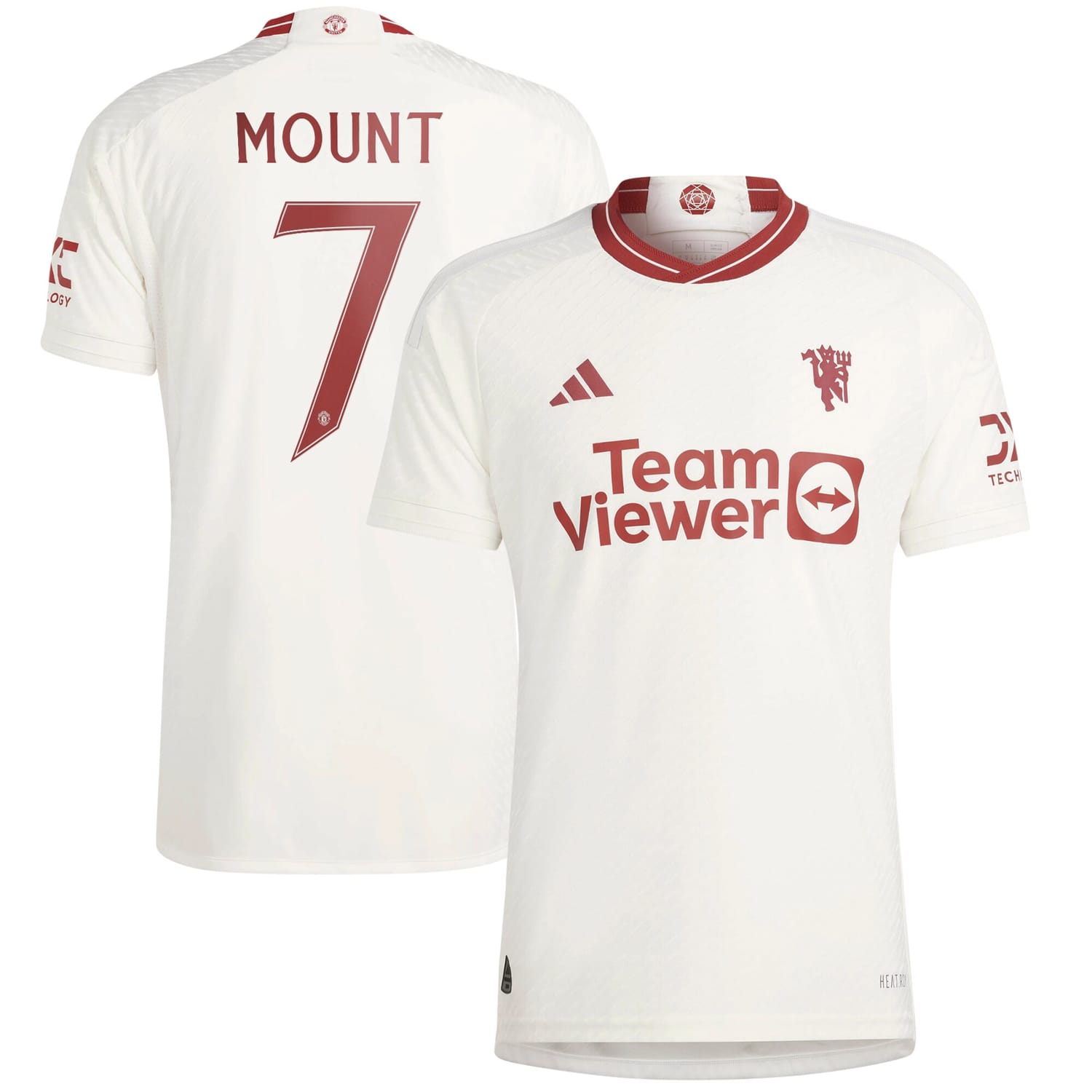 Premier League Manchester United Third Cup Authentic Jersey Shirt 2023-24 player Mason Mount 7 printing for Men