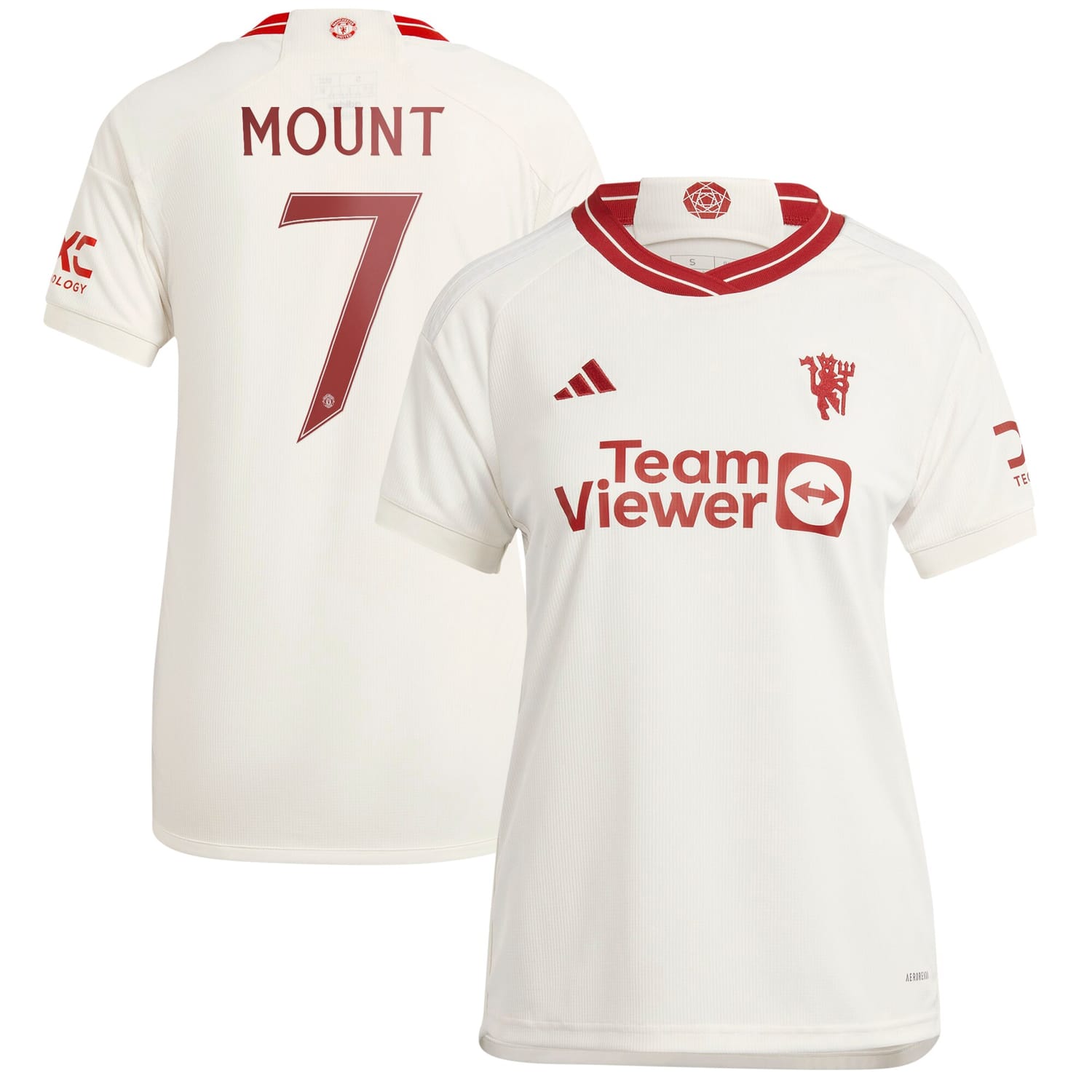 Premier League Manchester United Third Cup Jersey Shirt 2023-24 player Mason Mount 7 printing for Women