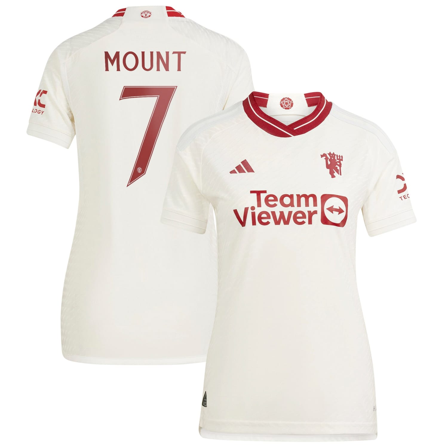 Premier League Manchester United Third Cup Authentic Jersey Shirt 2023-24 player Mason Mount 7 printing for Women