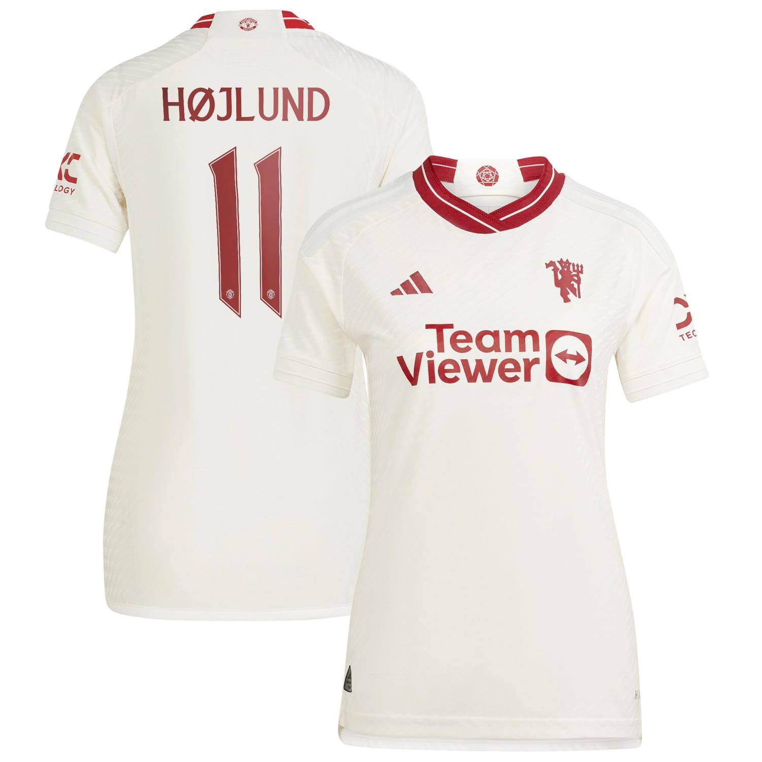 Premier League Manchester United Third Cup Authentic Jersey Shirt 2023-24 player Rasmus Højlund 11 printing for Women