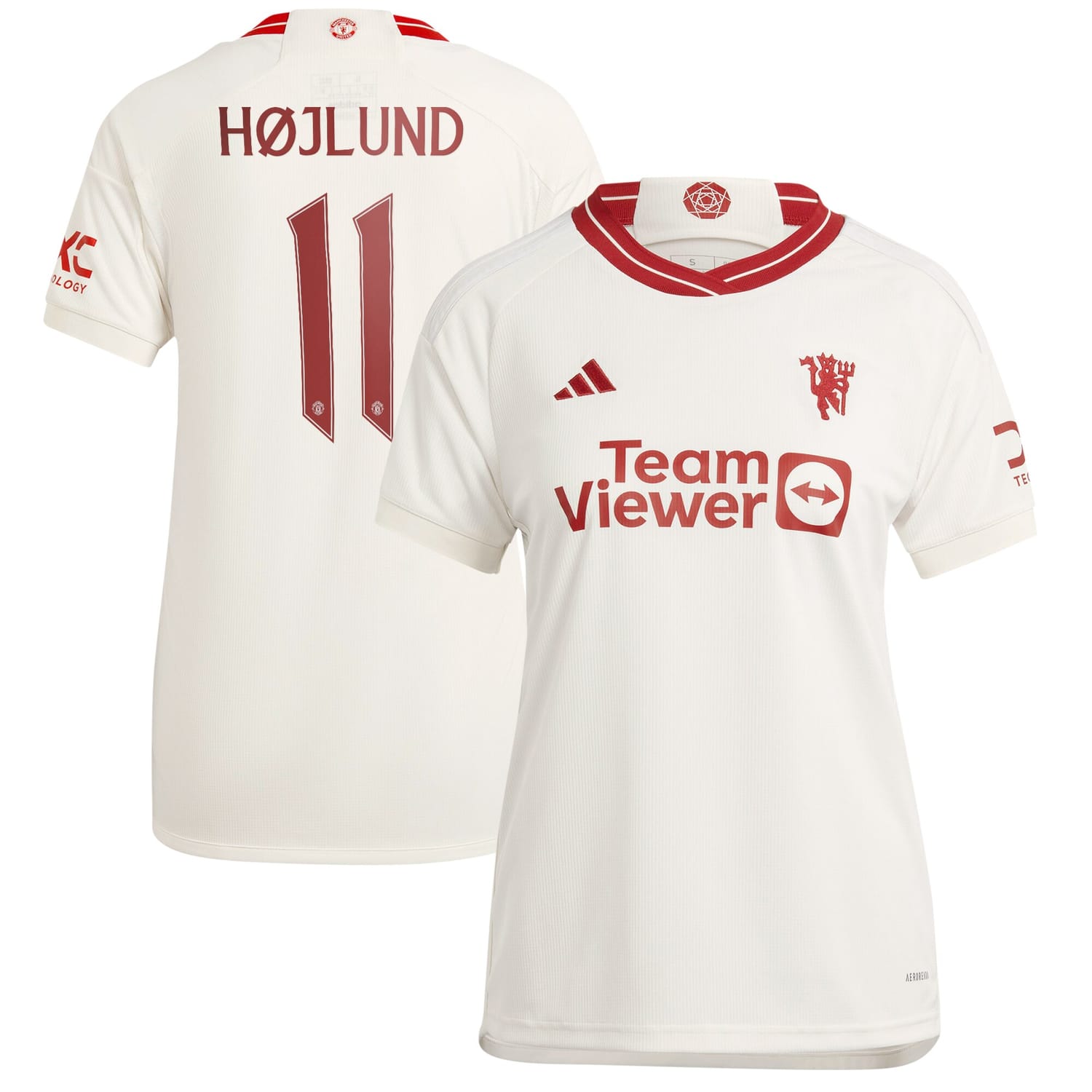 Premier League Manchester United Third Cup Jersey Shirt 2023-24 player Rasmus Højlund 11 printing for Women