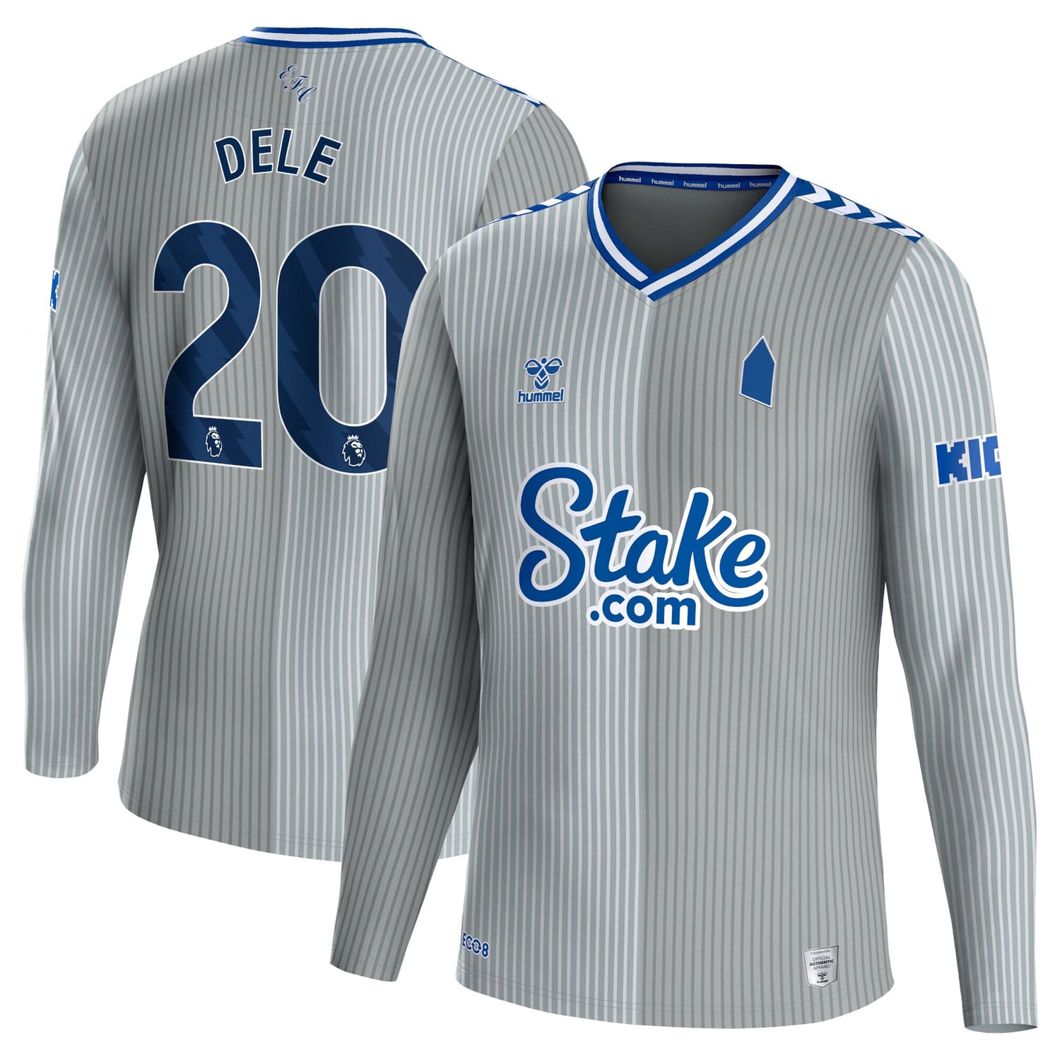 Premier League Everton Third Jersey Shirt Long Sleeve 2023-24 player Dele Alli 20 printing for Men