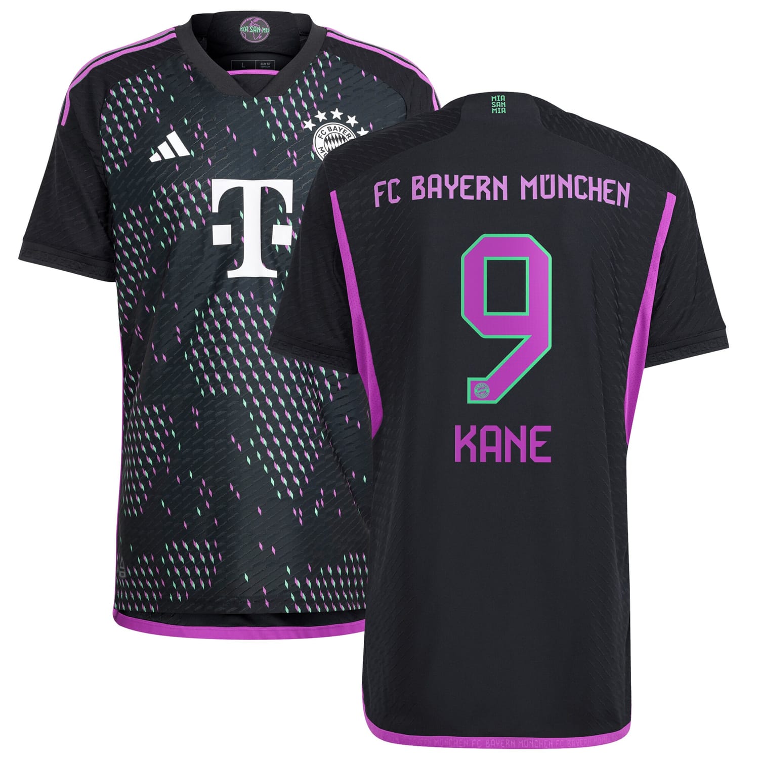 Bundesliga Bayern Munich Away Authentic Jersey Shirt 2023-24 player Harry Kane printing for Men