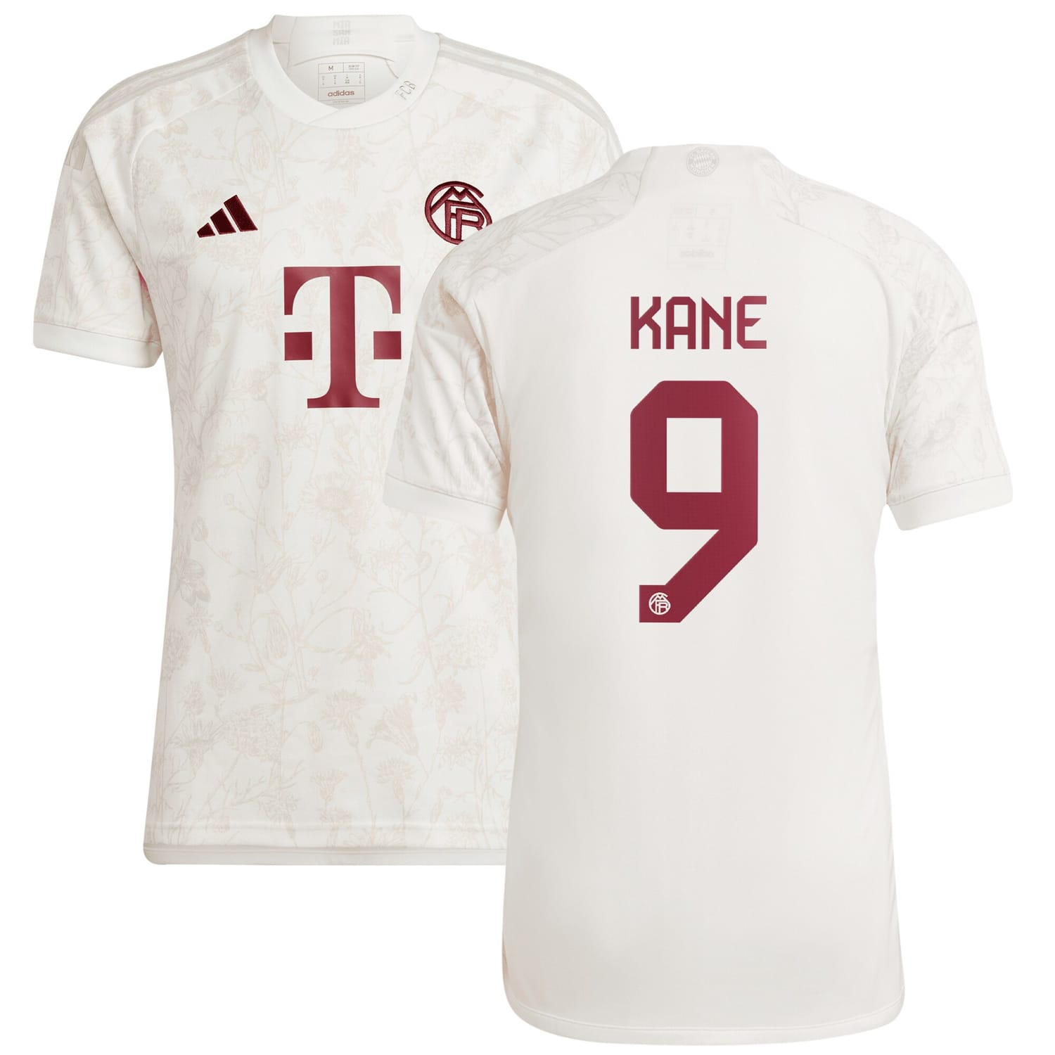 Bundesliga Bayern Munich Third Jersey Shirt White 2023-24 player Harry Kane printing for Men