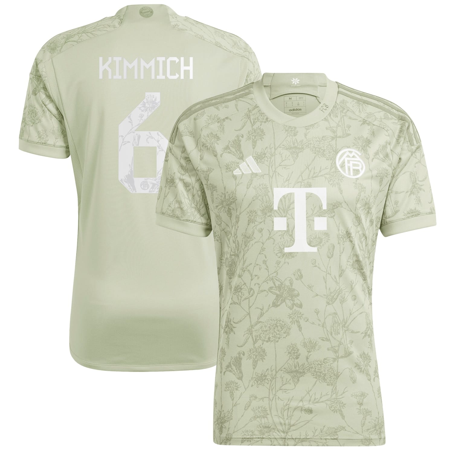 Bundesliga Bayern Munich Jersey Shirt Green 2023-24 player Joshua Kimmich printing for Men